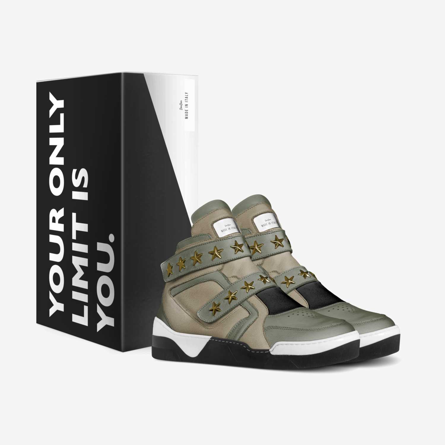 DonDon custom made in Italy shoes by Shantel Nashae | Box view
