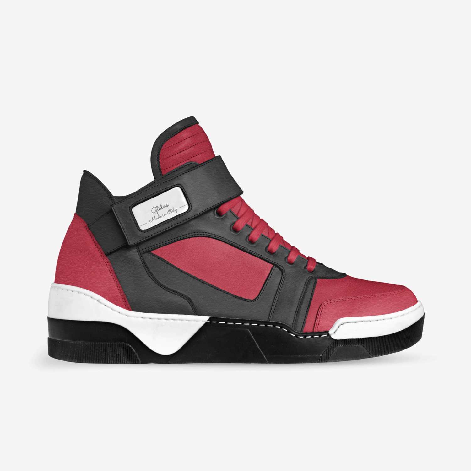 Gliders custom made in Italy shoes by Messiah King | Side view