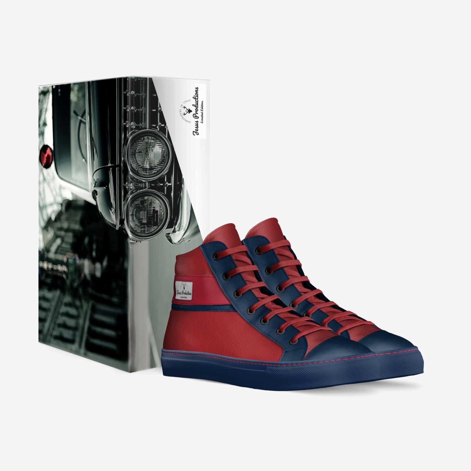 Jesus Productions custom made in Italy shoes by Drew Surrency | Box view