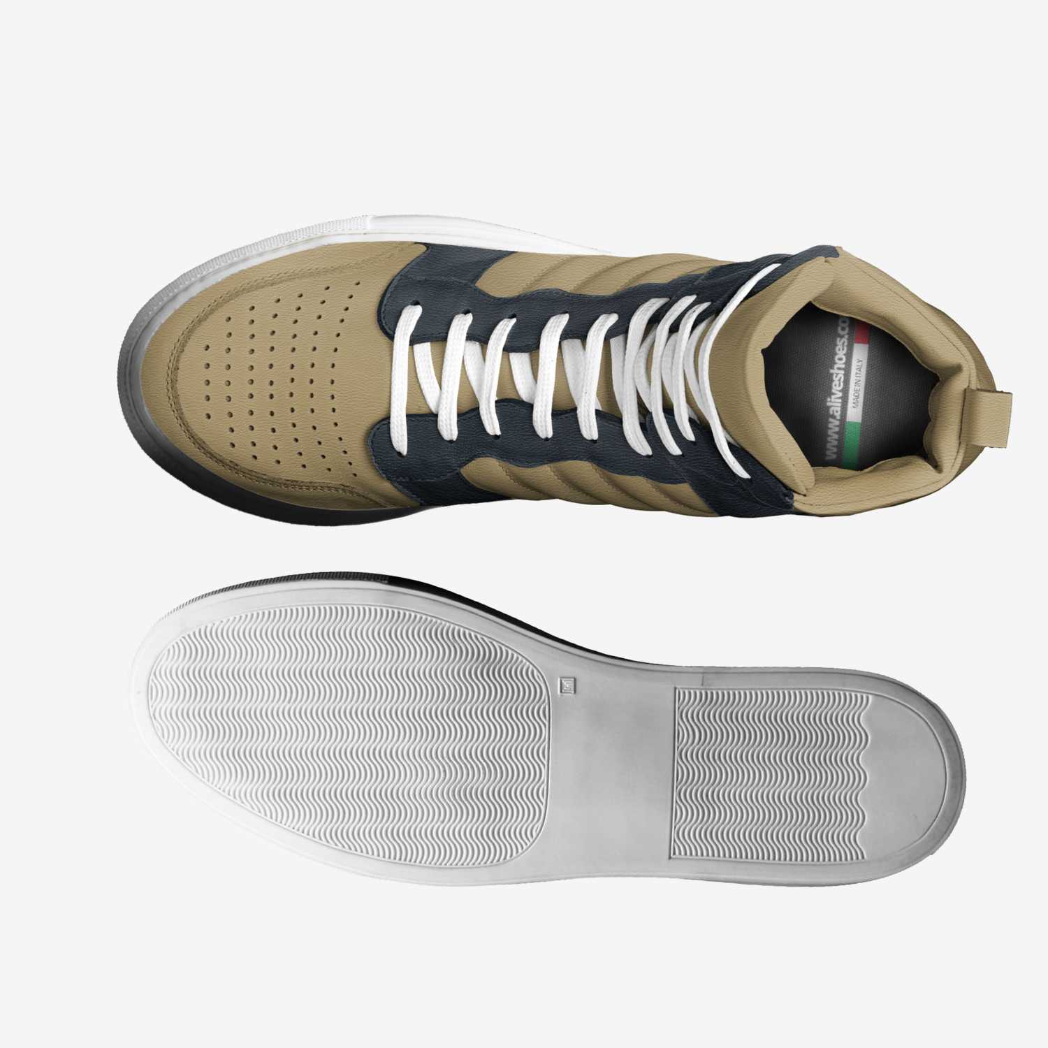 JB2 custom made in Italy shoes by Jayden Bushey | Top view