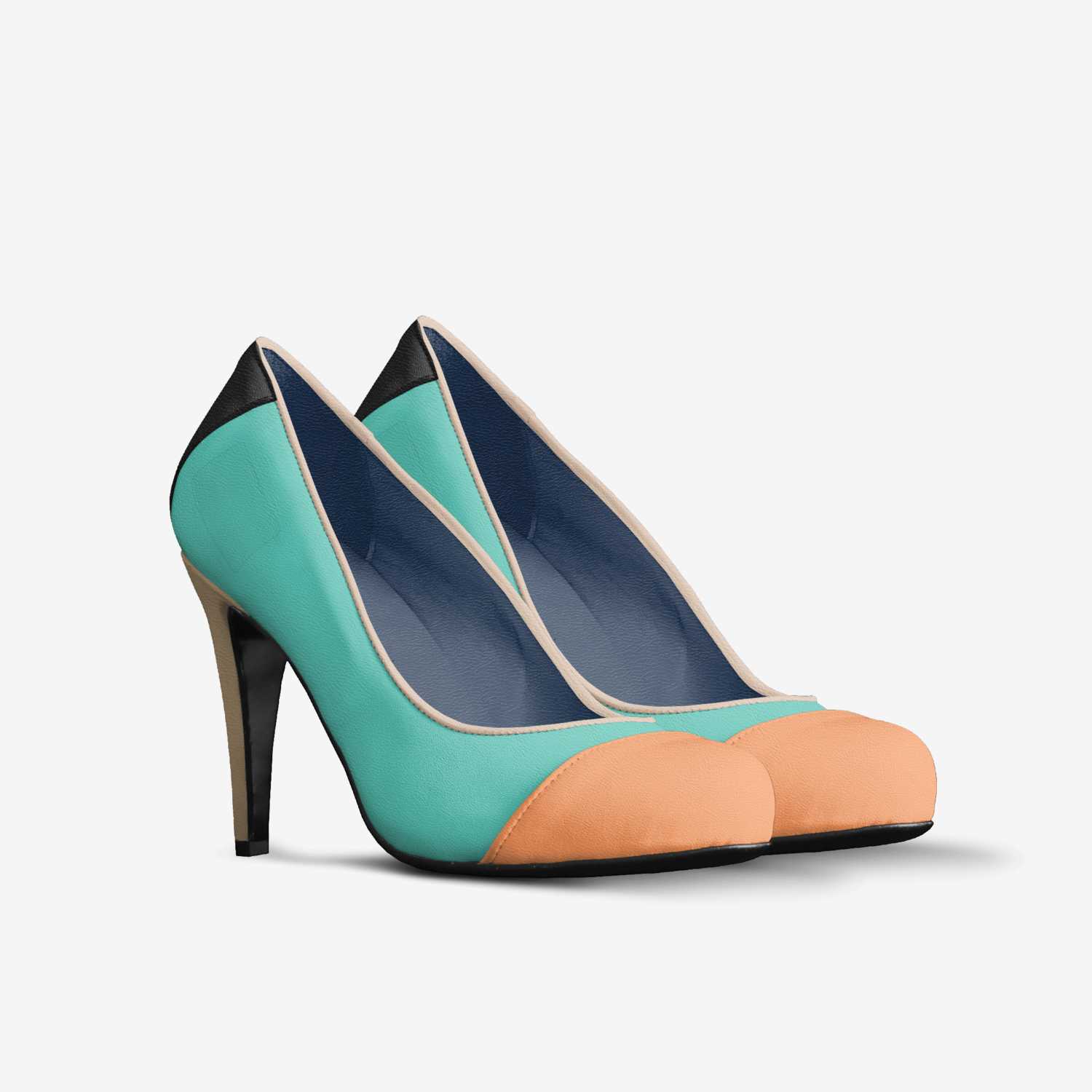Ellen custom made in Italy shoes by Ellen Haselaars | Double view
