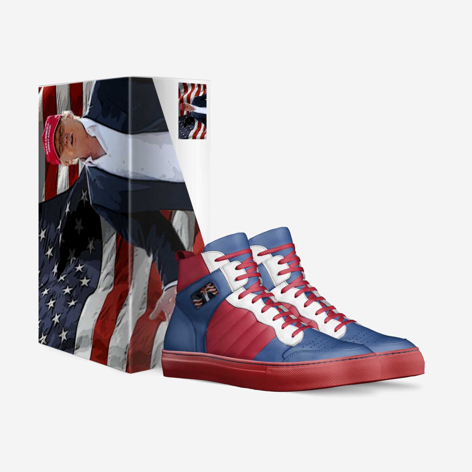 Clemson custom made in Italy shoes by Kevin Young | Box view