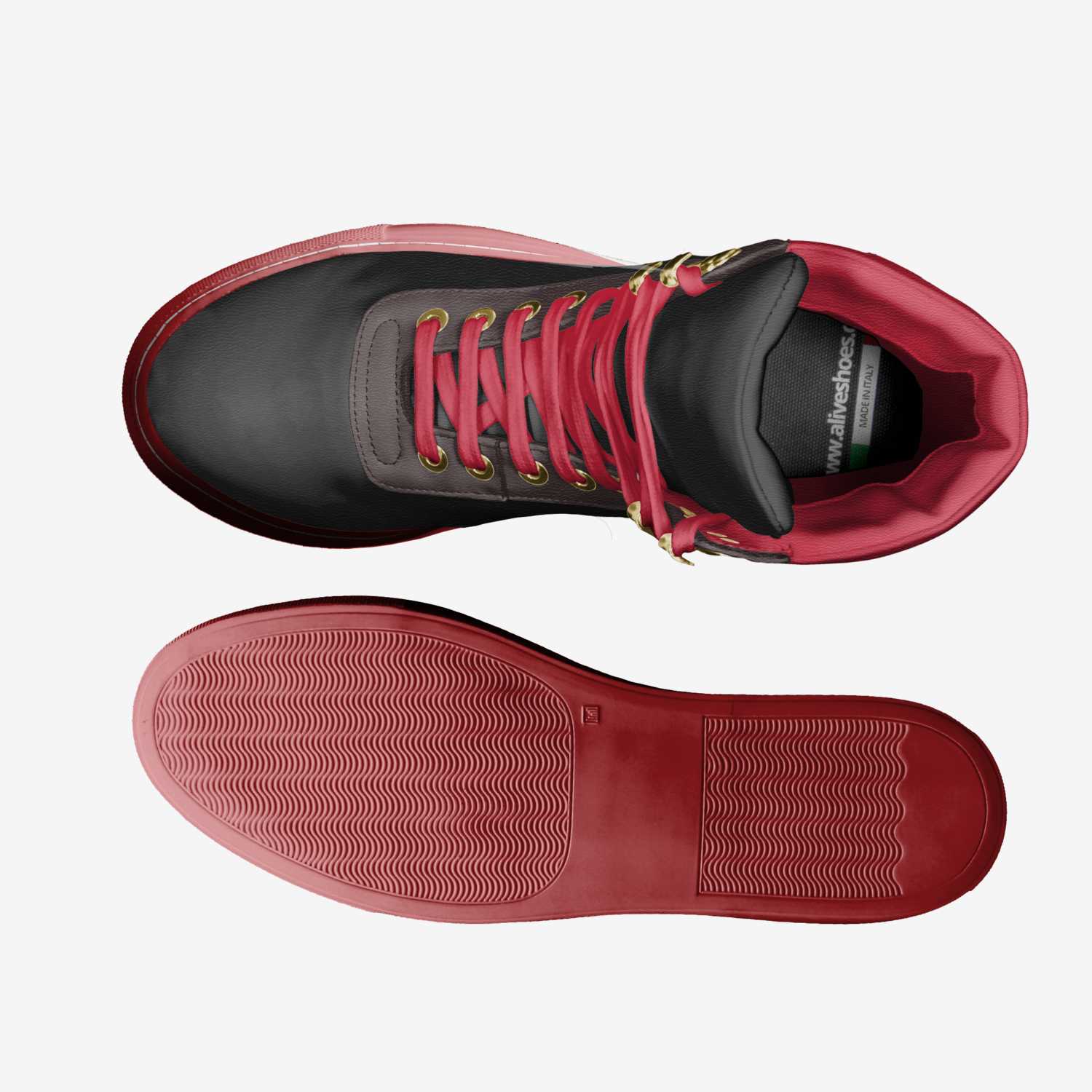 Fuck custom made in Italy shoes by 21 Savage | Top view