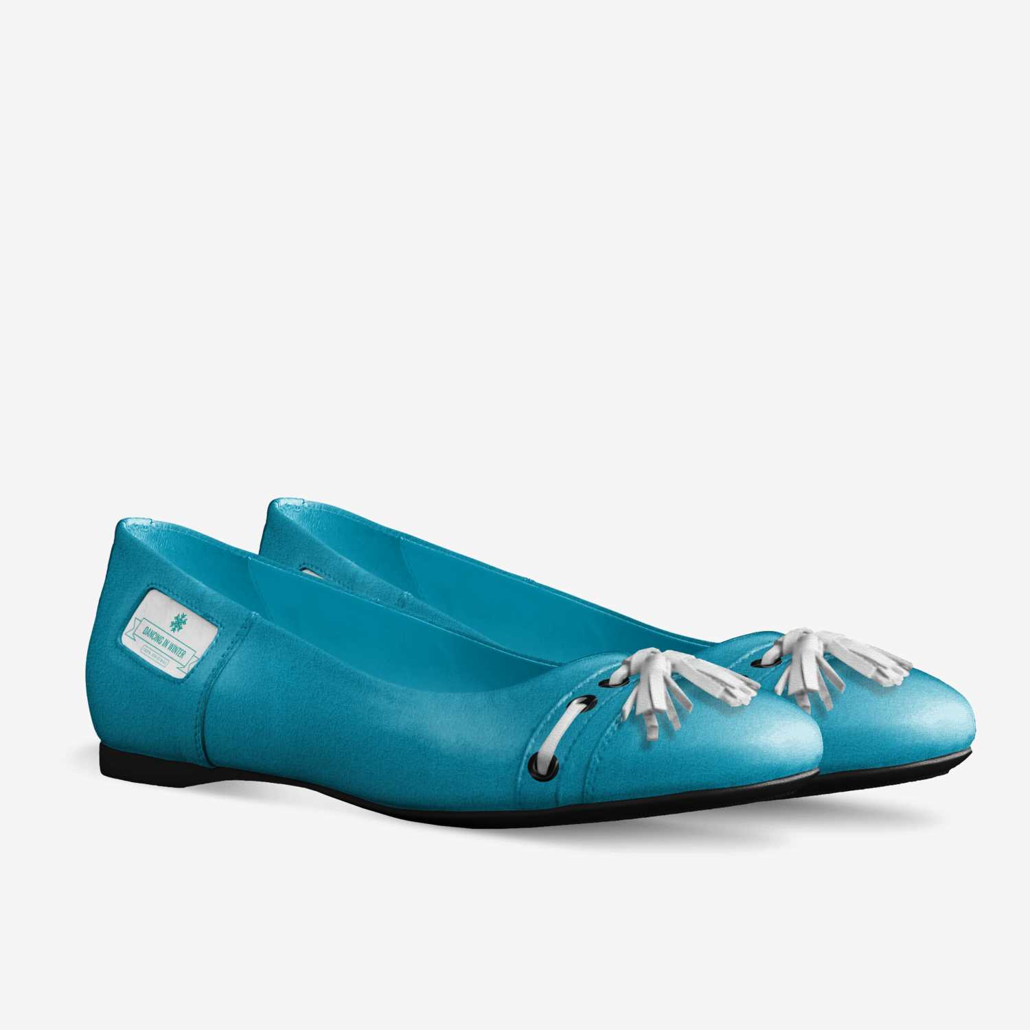 Dancing in Winter custom made in Italy shoes by Chelbie Brown | Double view