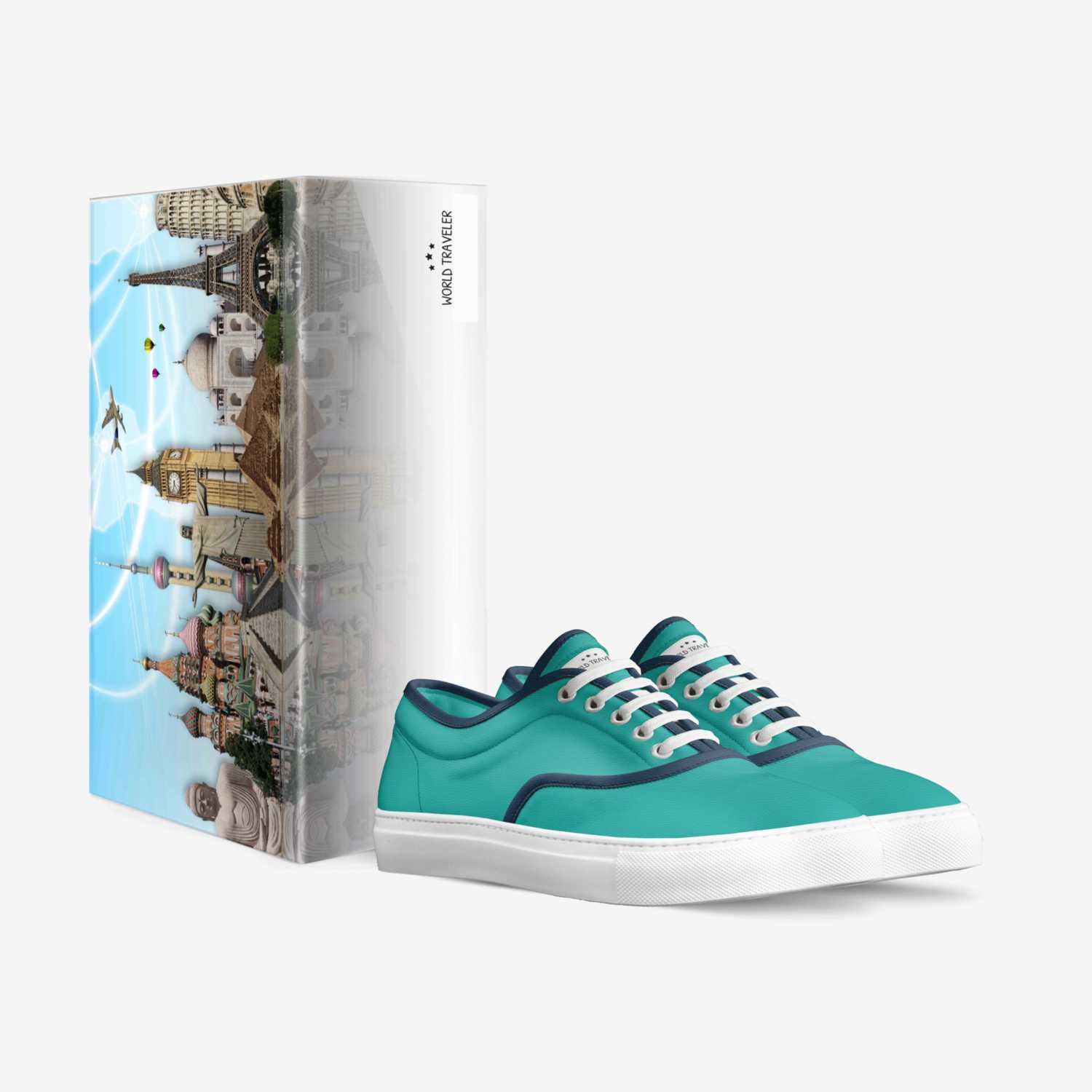 World Traveler custom made in Italy shoes by Haley | Box view