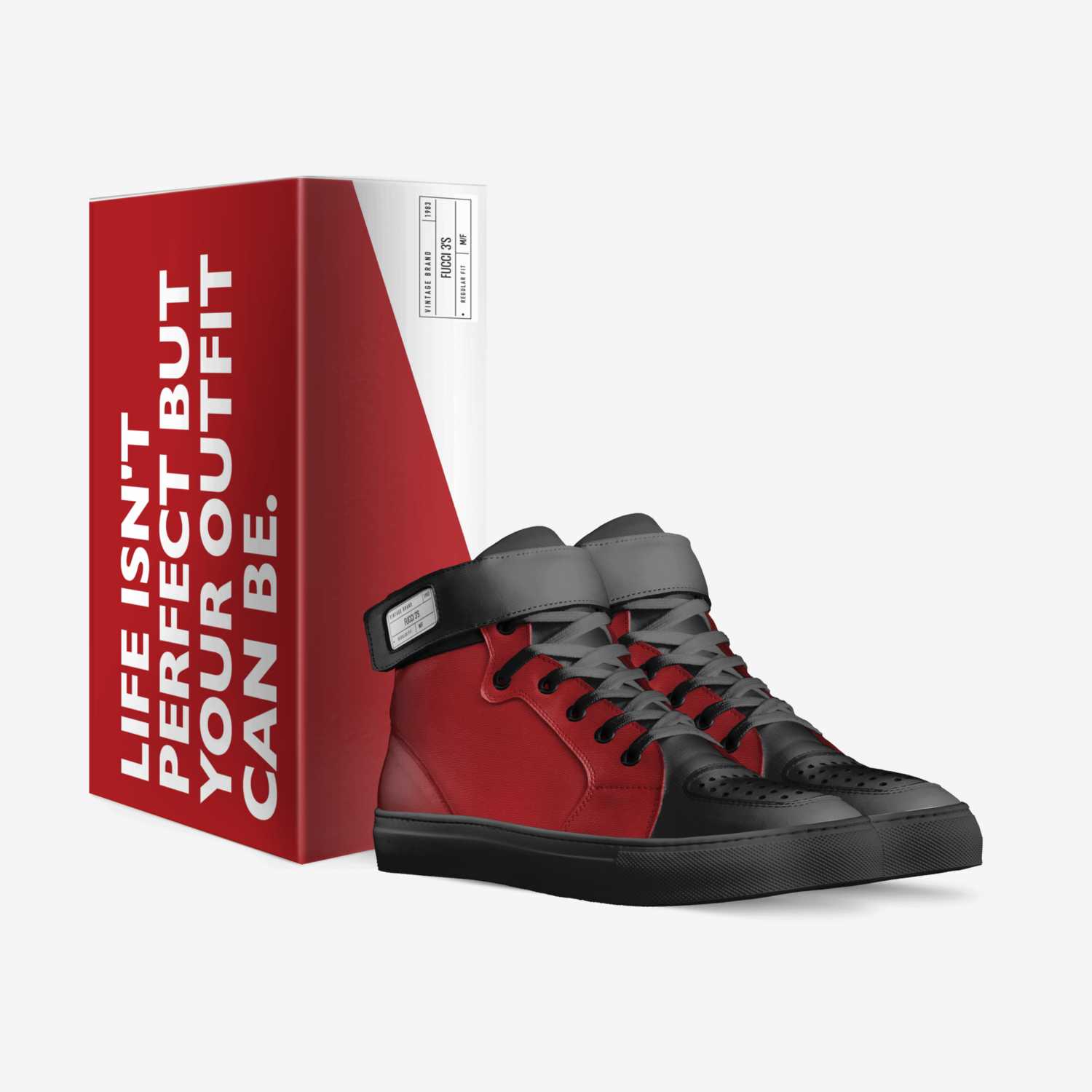 fucci 3's custom made in Italy shoes by Jaylen.barnes | Box view