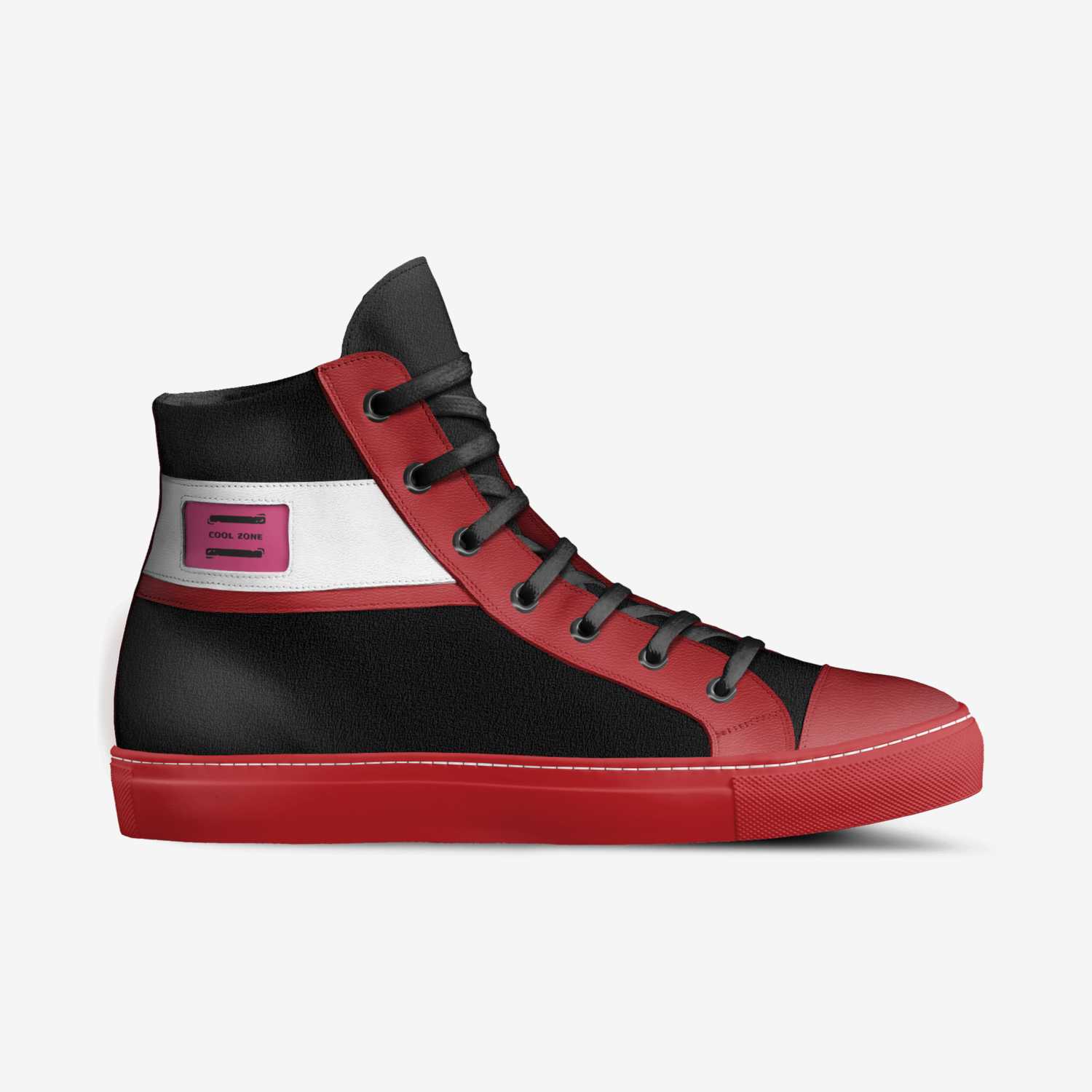 cool zone custom made in Italy shoes by Cain Starks | Side view