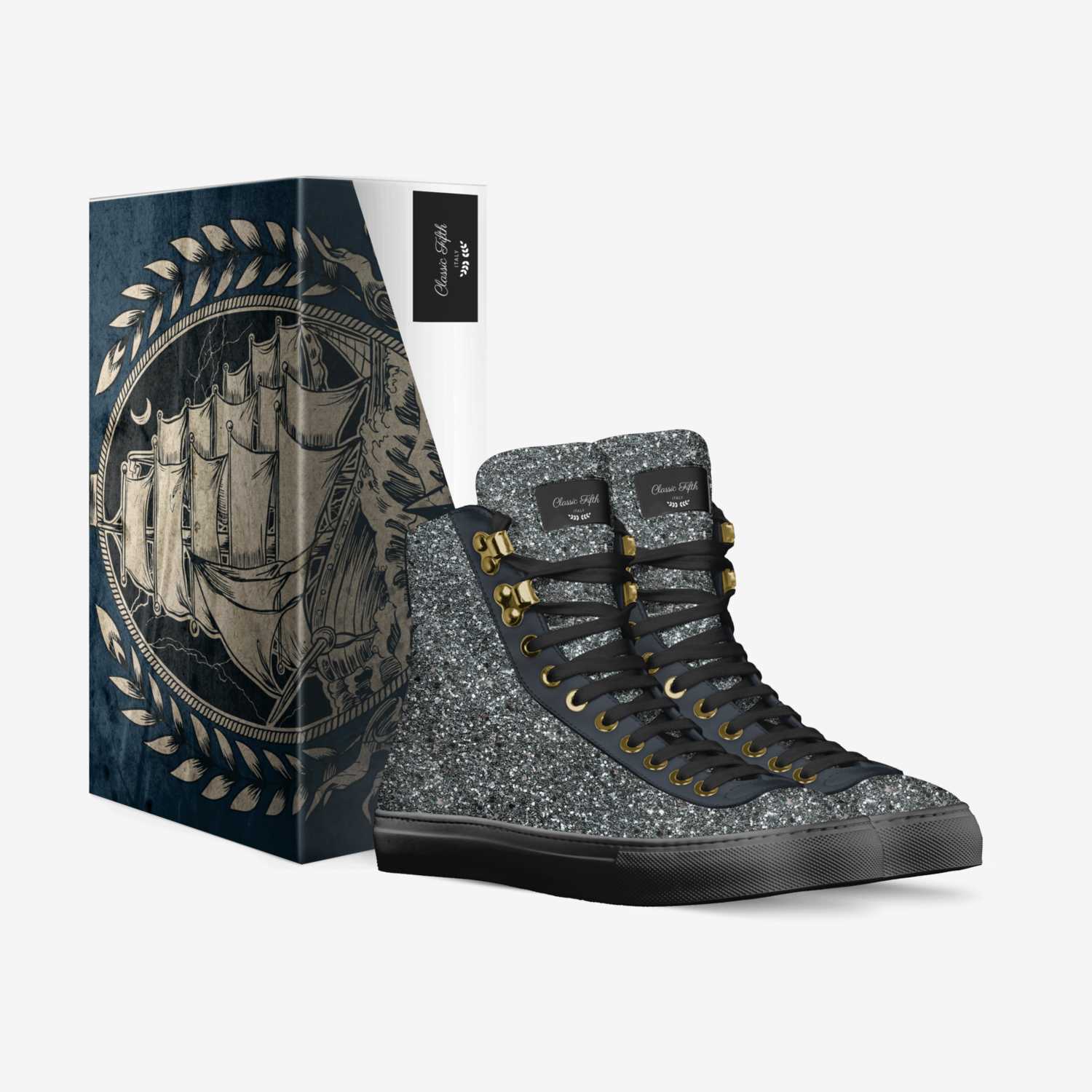 Classic Fifth  custom made in Italy shoes by Jerome Robinson | Box view