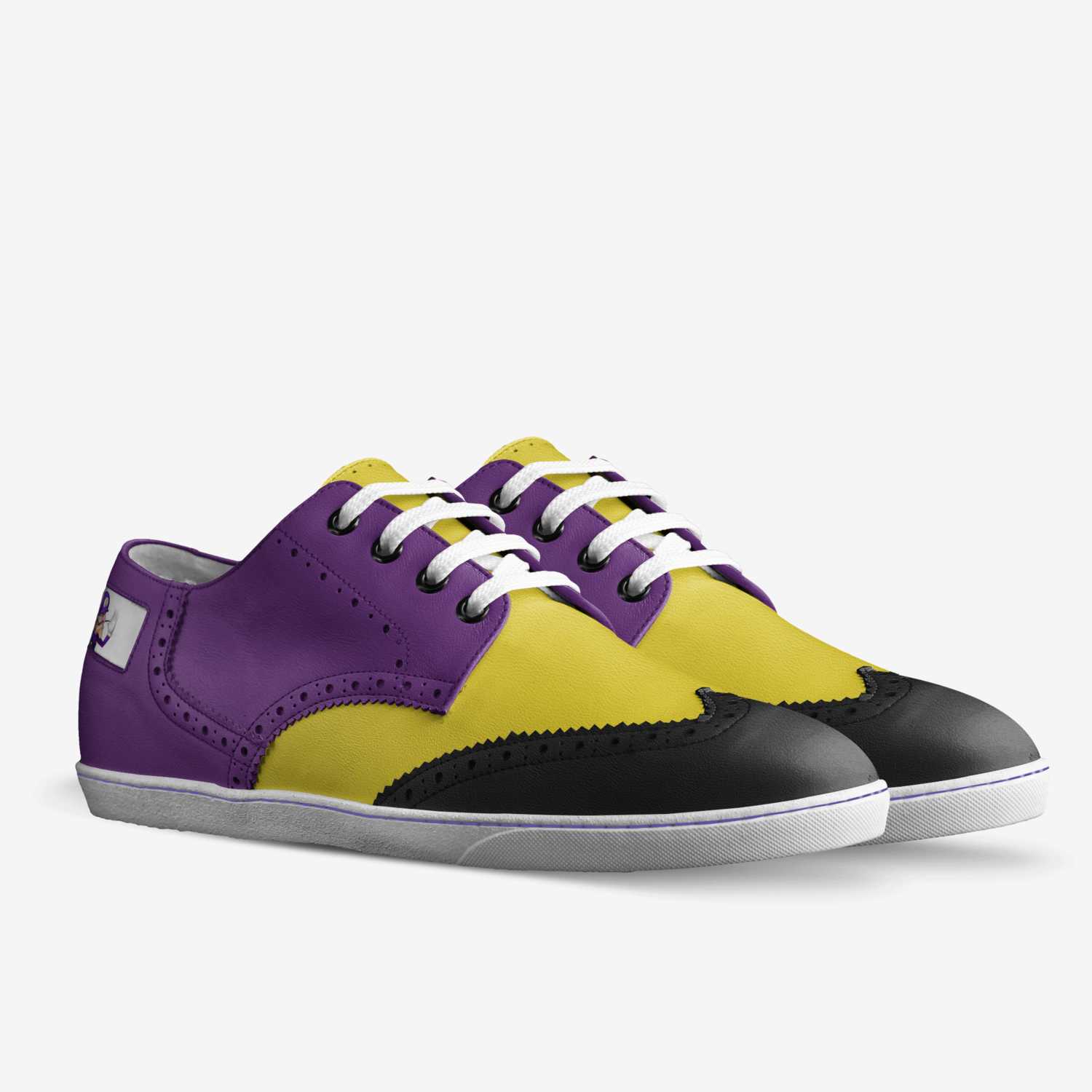 Waluigi custom made in Italy shoes by Kevin F. | Double view