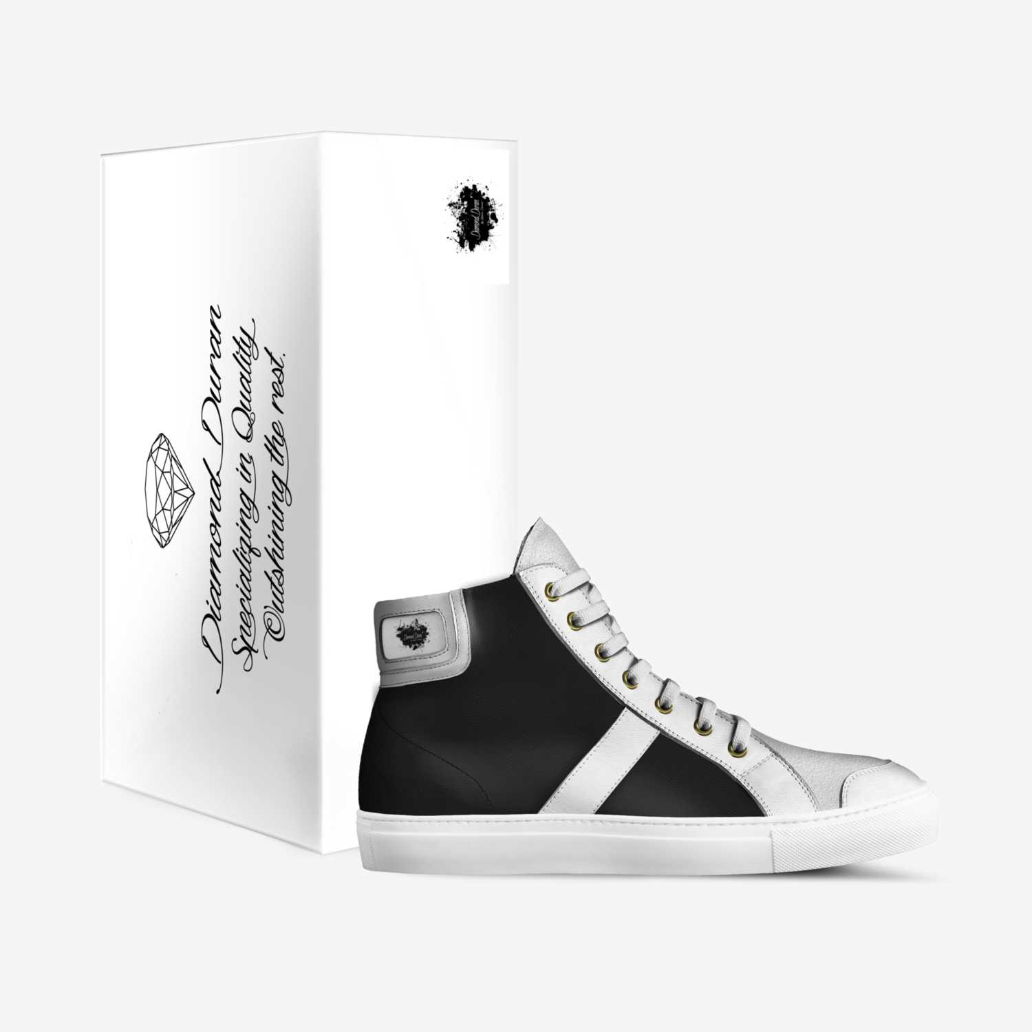 Diamond Duran  custom made in Italy shoes by Shaun Duran | Box view