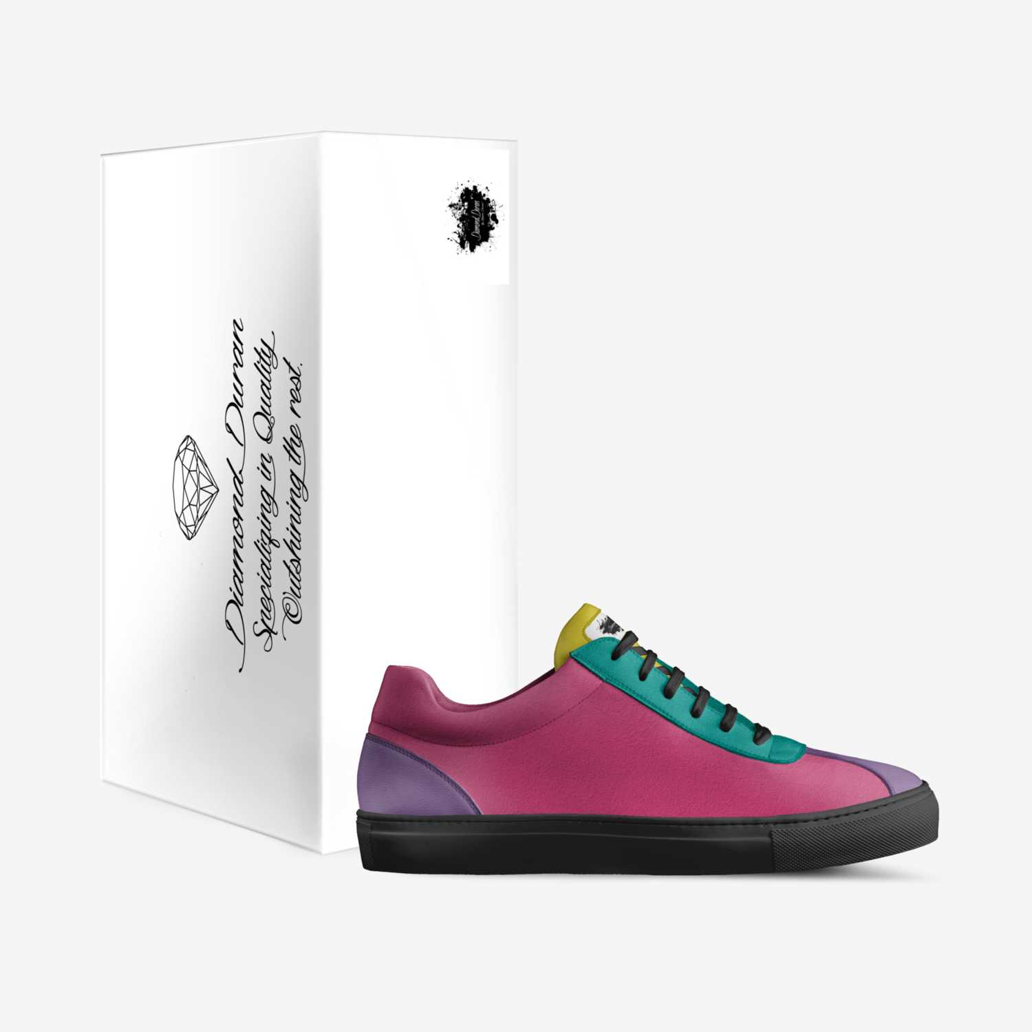 Diamond Duran pica$$o custom made in Italy shoes by Shaun Duran | Box view
