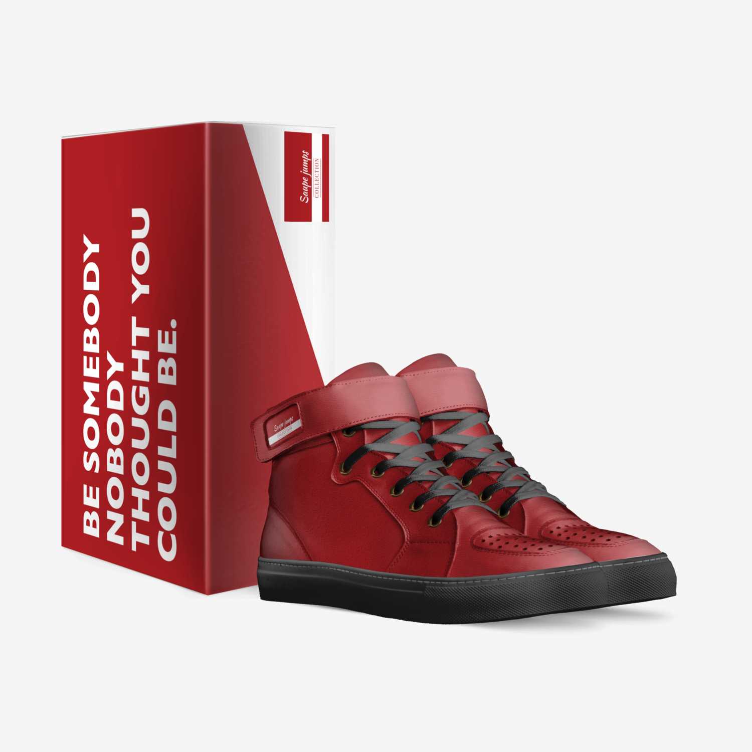 Saupe jumps custom made in Italy shoes by Jacob Lee Saupe | Box view