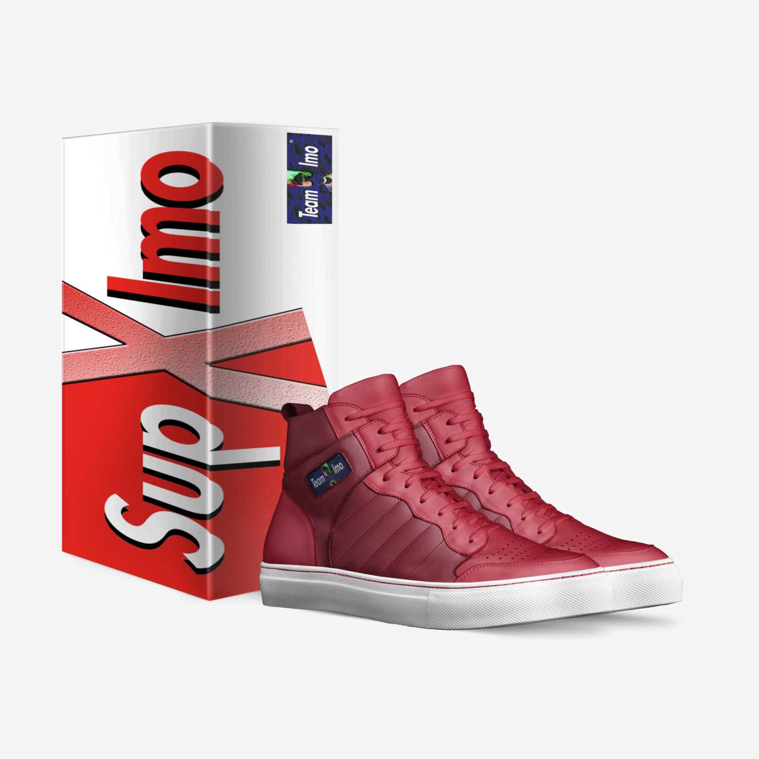 Sup X Imo Infrared custom made in Italy shoes by Imohimi Unuigbe | Box view