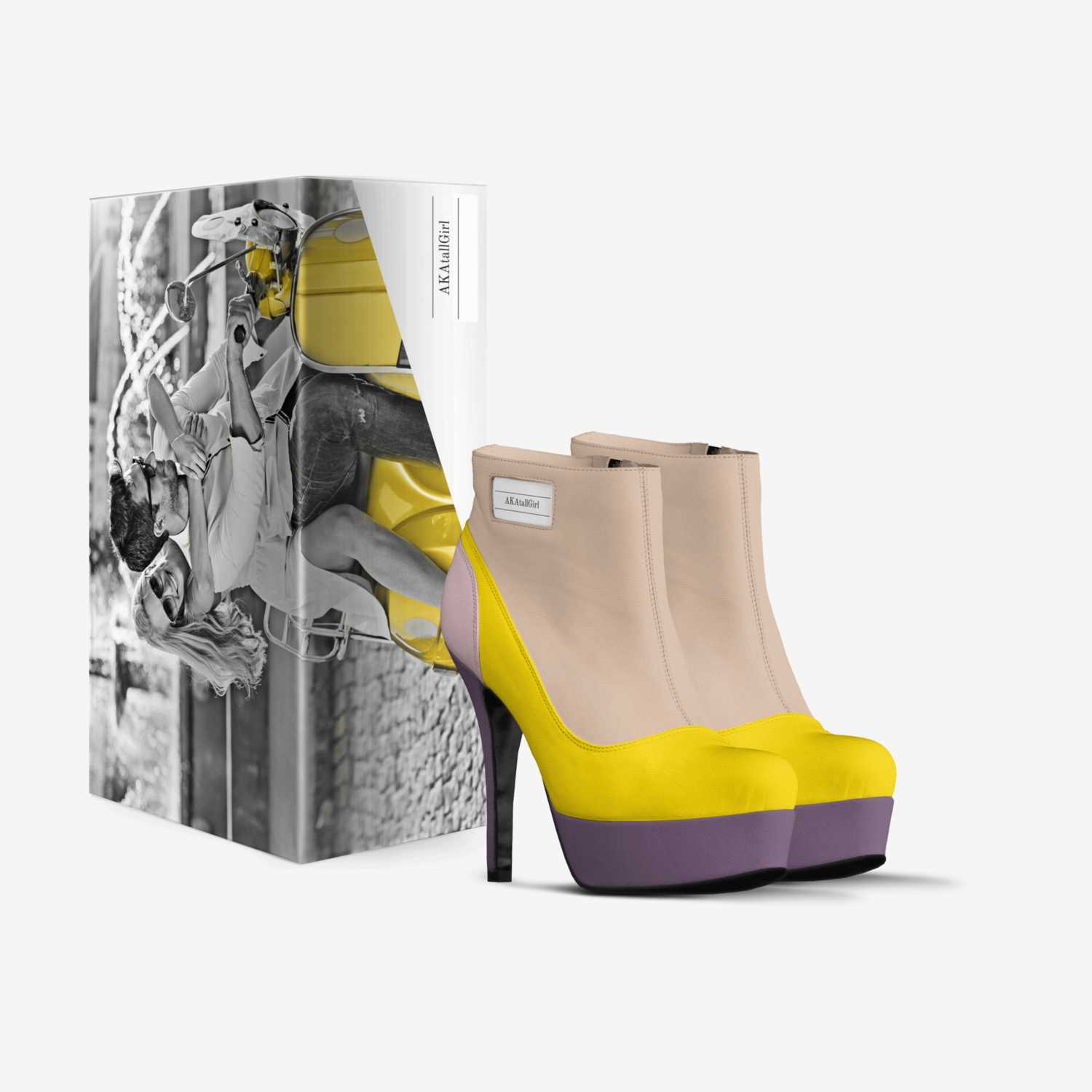 AKAtallGirl custom made in Italy shoes by Nadya Halmagyi | Box view