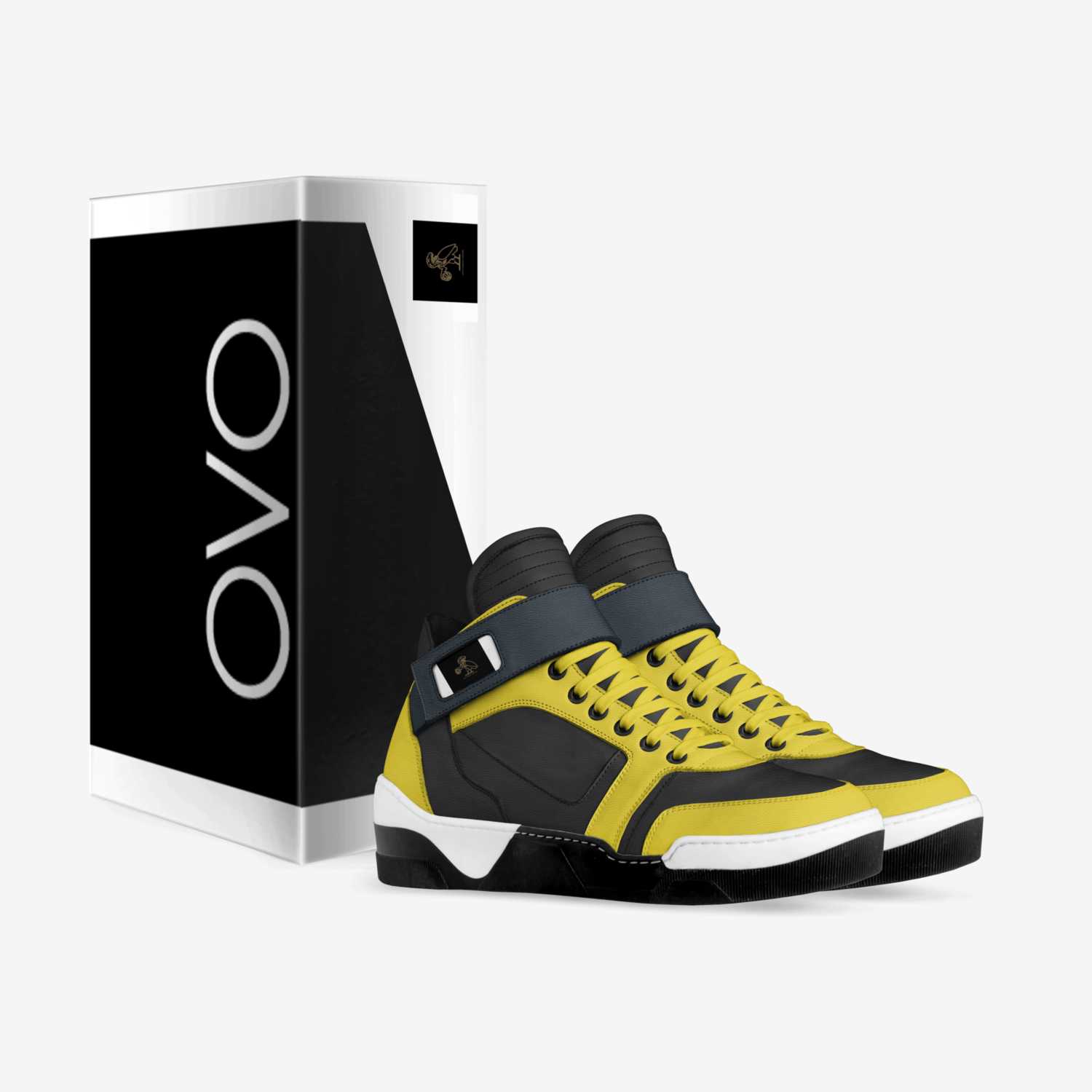 Raptors OVO 10's custom made in Italy shoes by Devin Brown | Box view