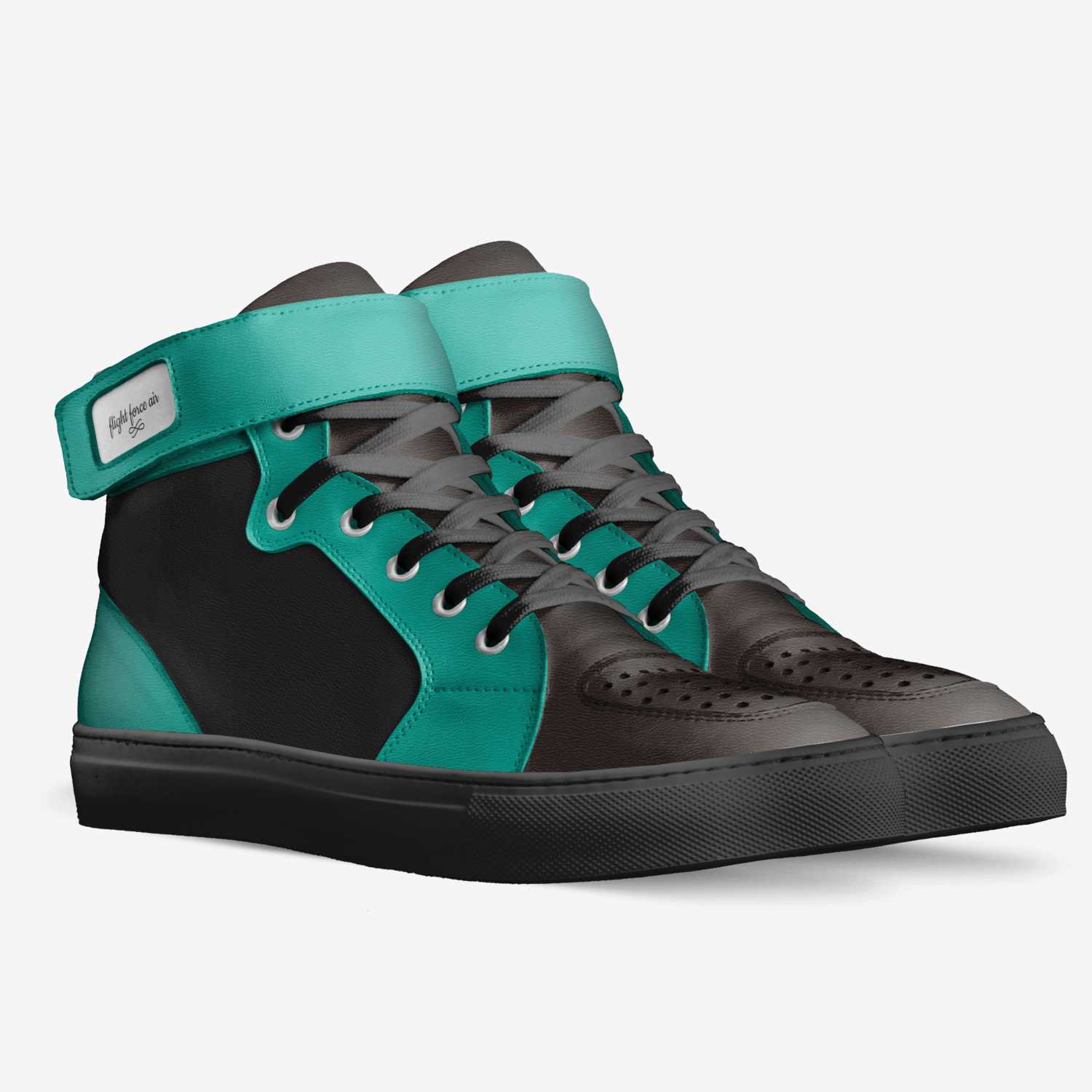 flight force 2.0 custom made in Italy shoes by Daniel Bell-romaniuk | Double view