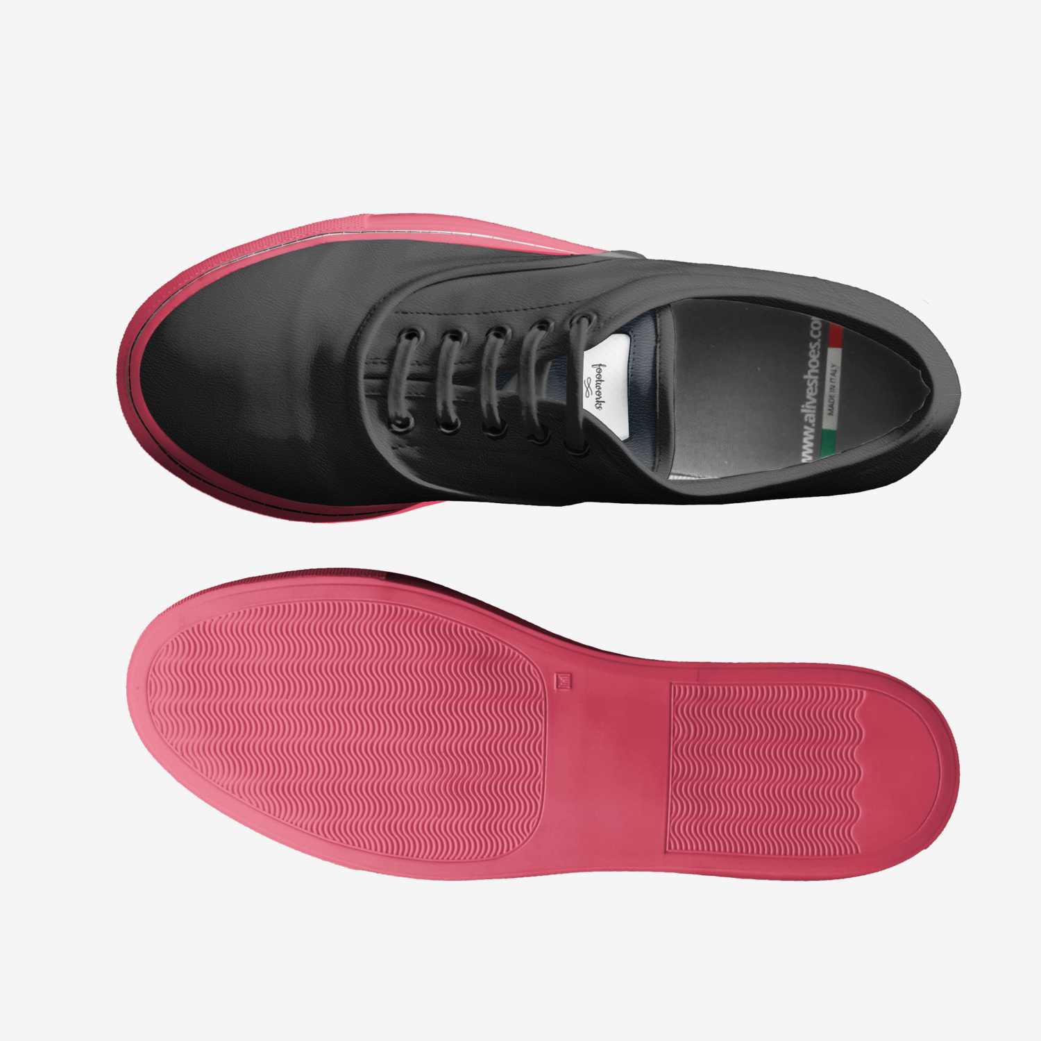 footworks custom made in Italy shoes by Zaria | Top view