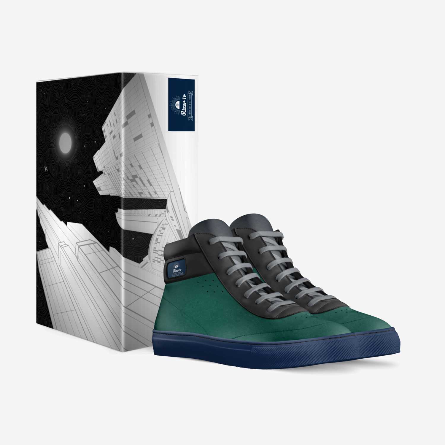 Rizer 1v custom made in Italy shoes by Drake Moneypenny | Box view