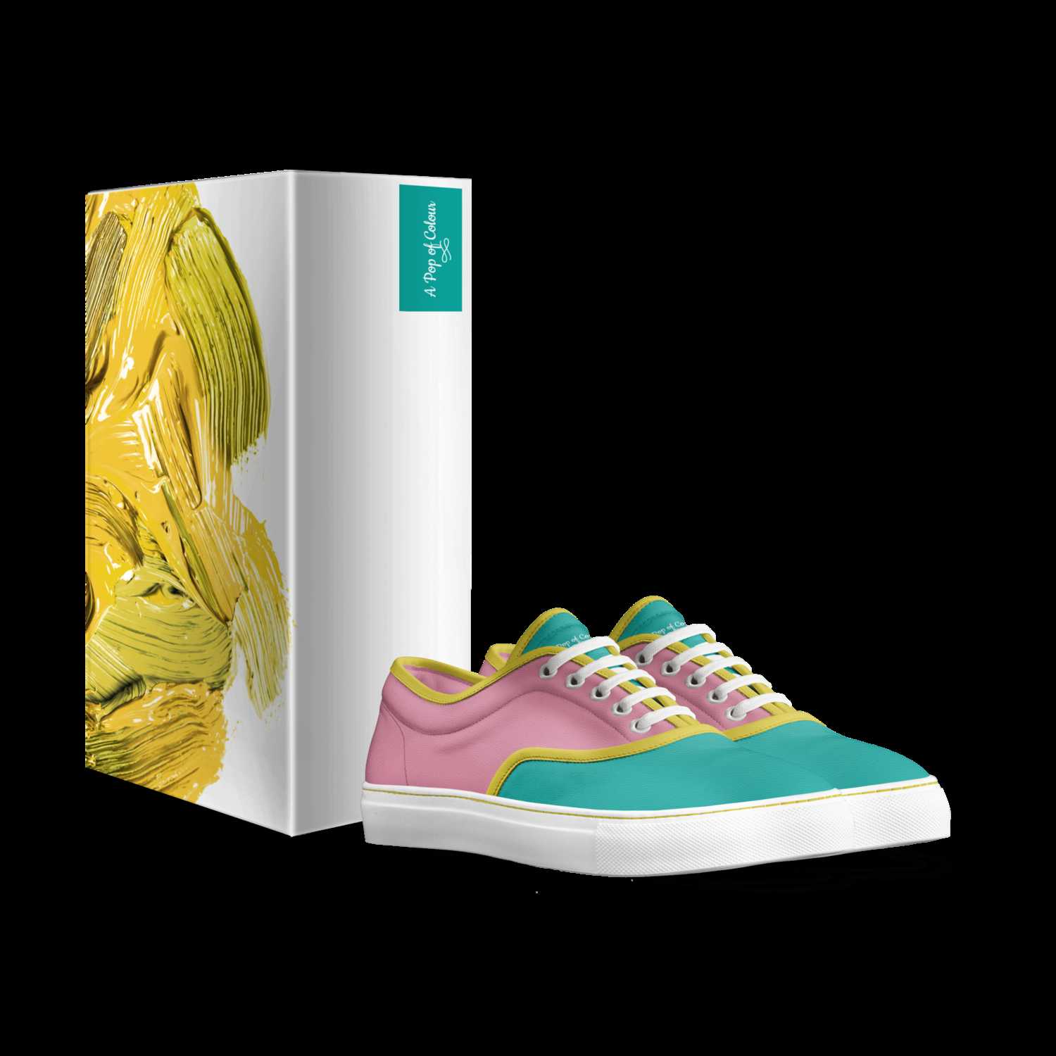 A Pop of Colour A Custom Shoe concept by Jade Allison