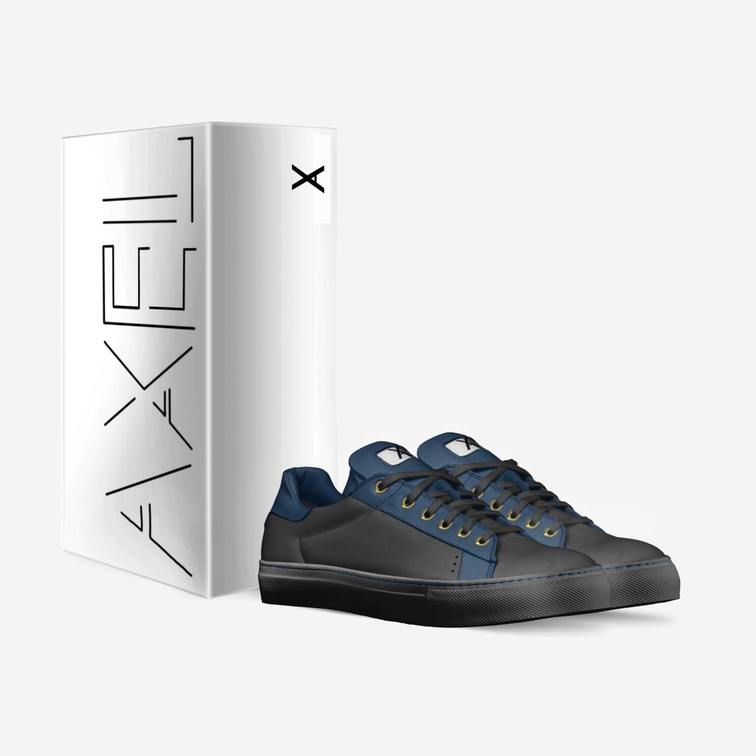 Ax1 custom made in Italy shoes by Axel Eason | Box view