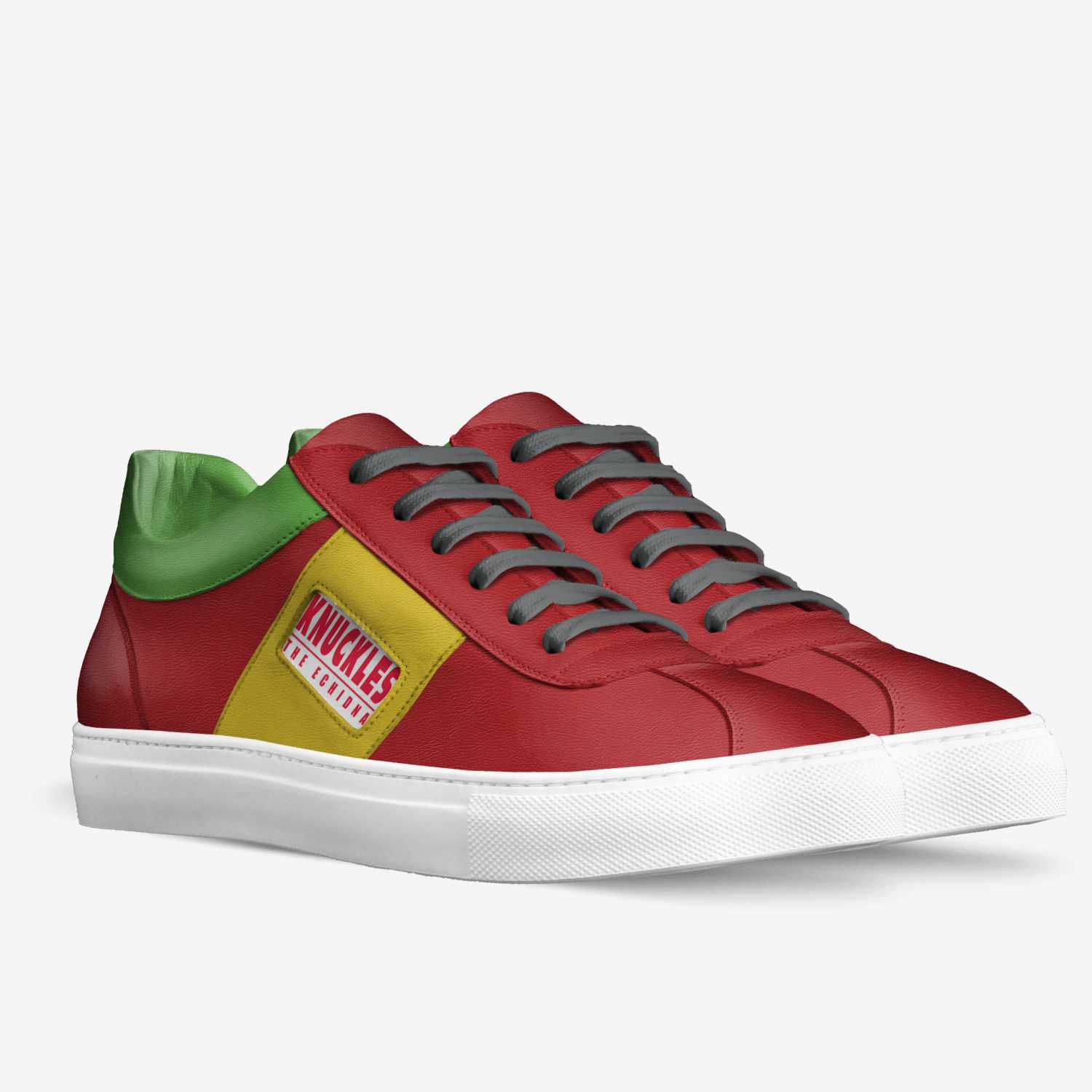 Knuckles shoes custom made in Italy shoes by Floppyz Yt | Double view