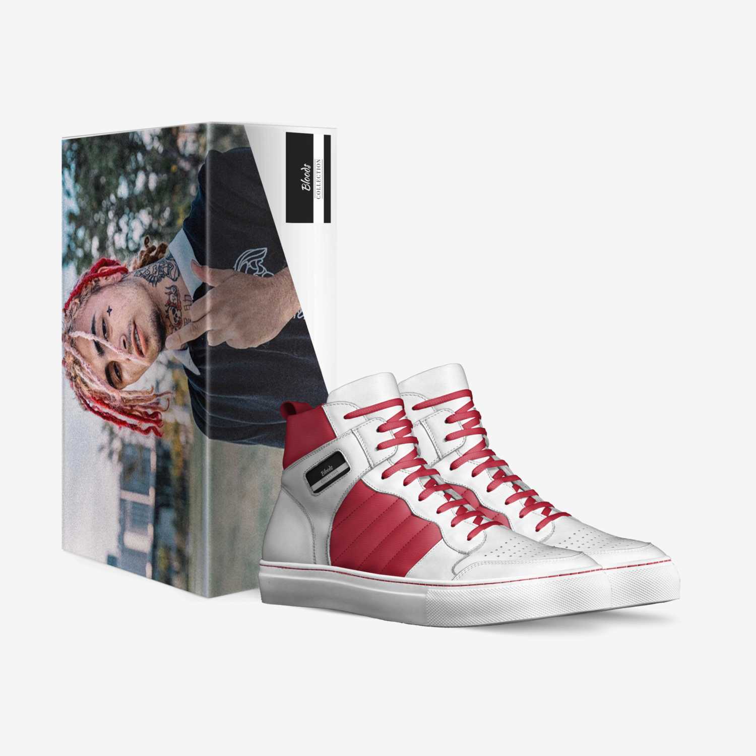 Bloods custom made in Italy shoes by Brayden Livingston | Box view