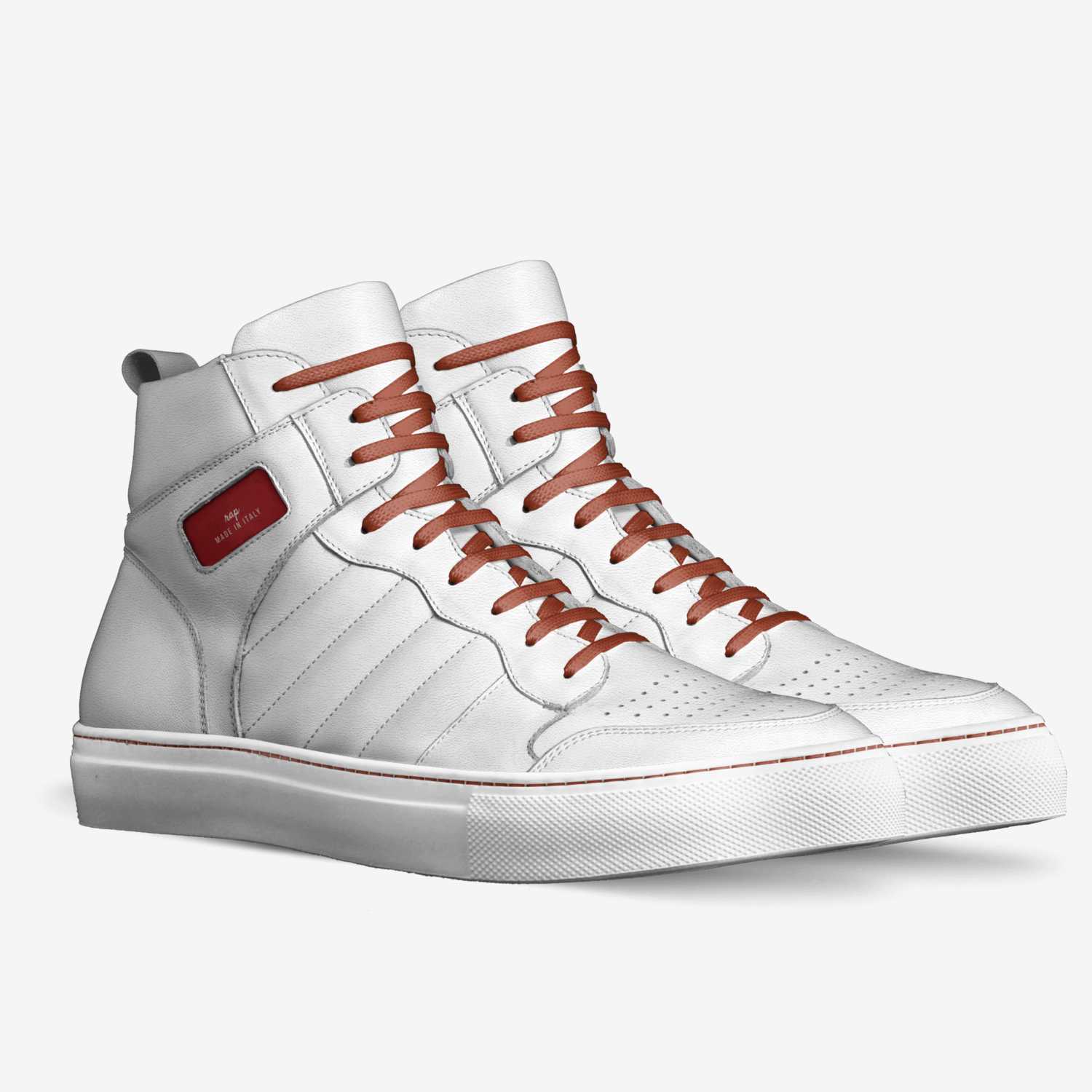 rap custom made in Italy shoes by Erin Redding | Double view