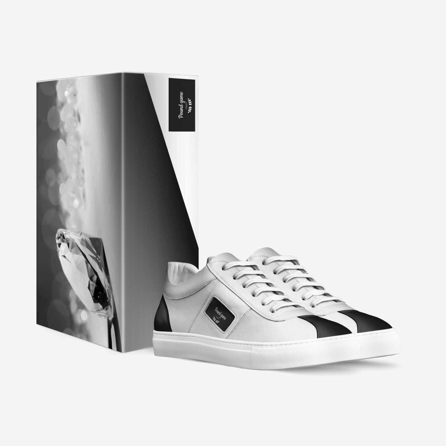 Pound game custom made in Italy shoes by Casey Dahater | Box view
