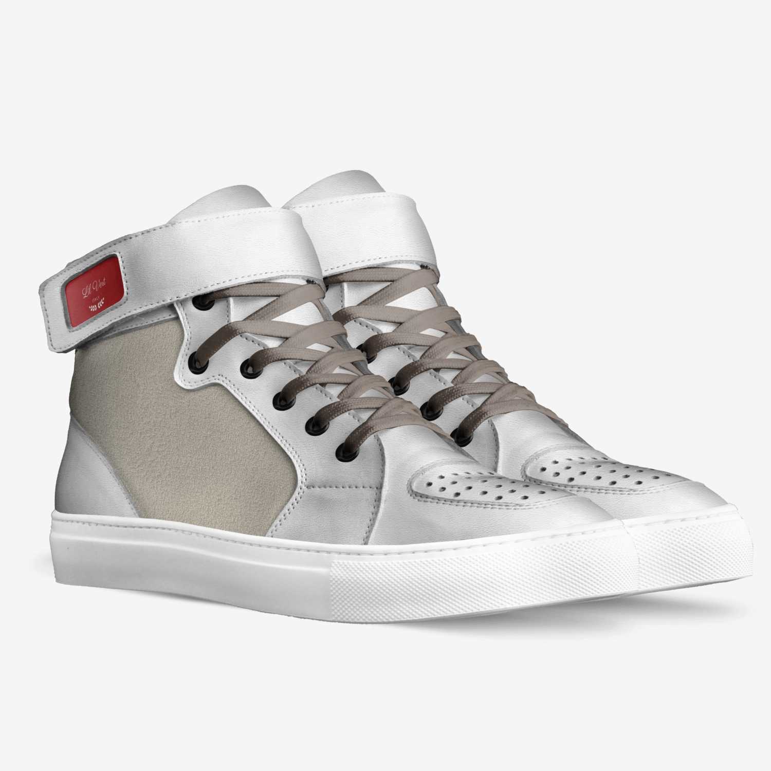 Lil Vert custom made in Italy shoes by Brayden Livingston | Double view