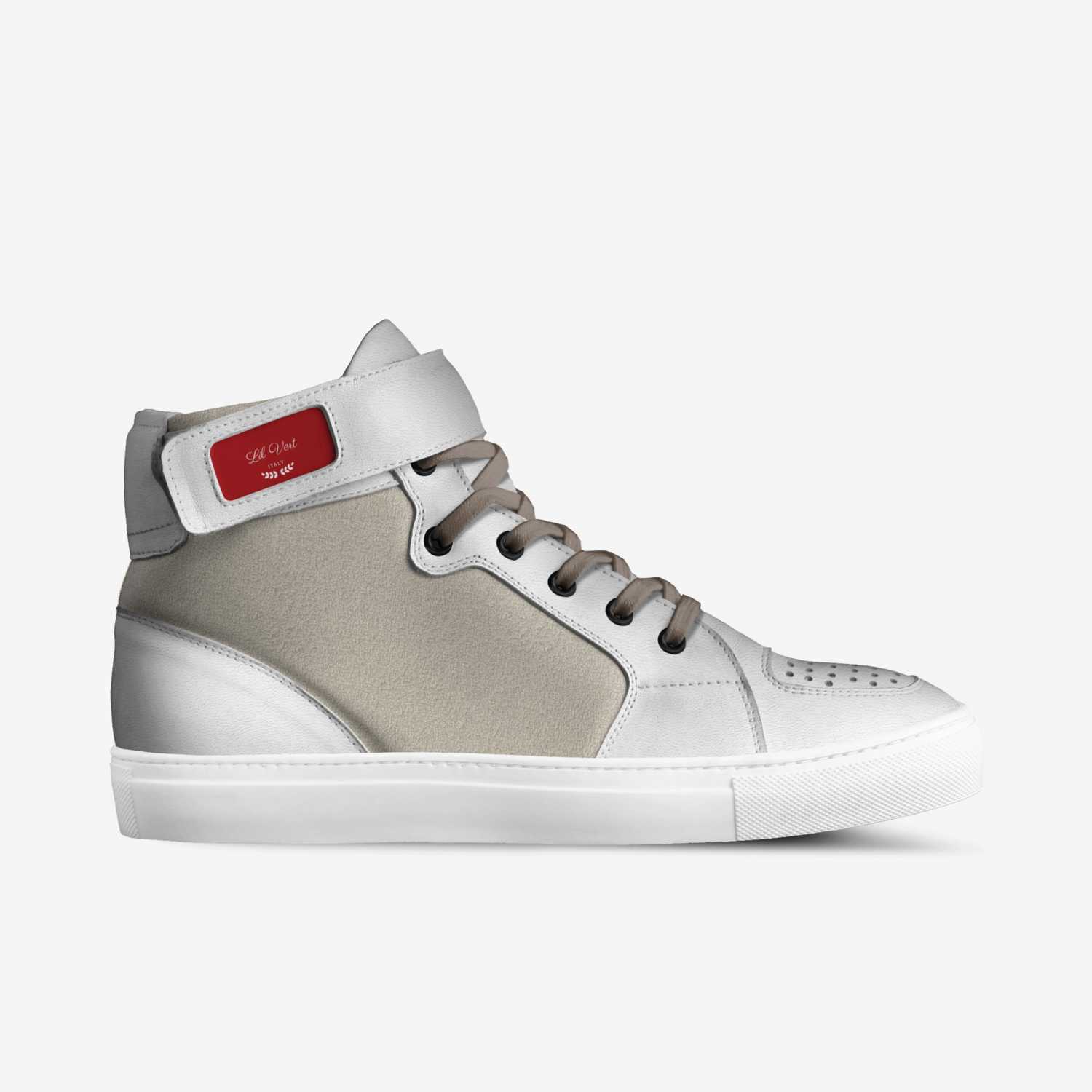 Lil Vert custom made in Italy shoes by Brayden Livingston | Side view