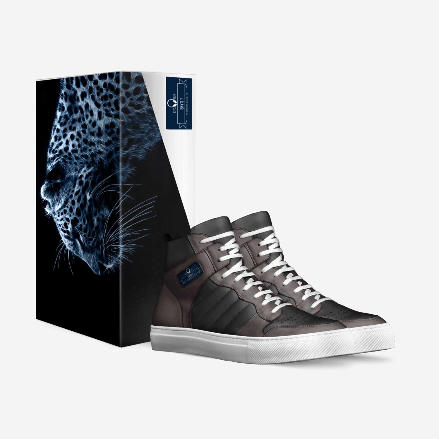 Sky’s 1 custom made in Italy shoes by Joshua Jordan | Box view