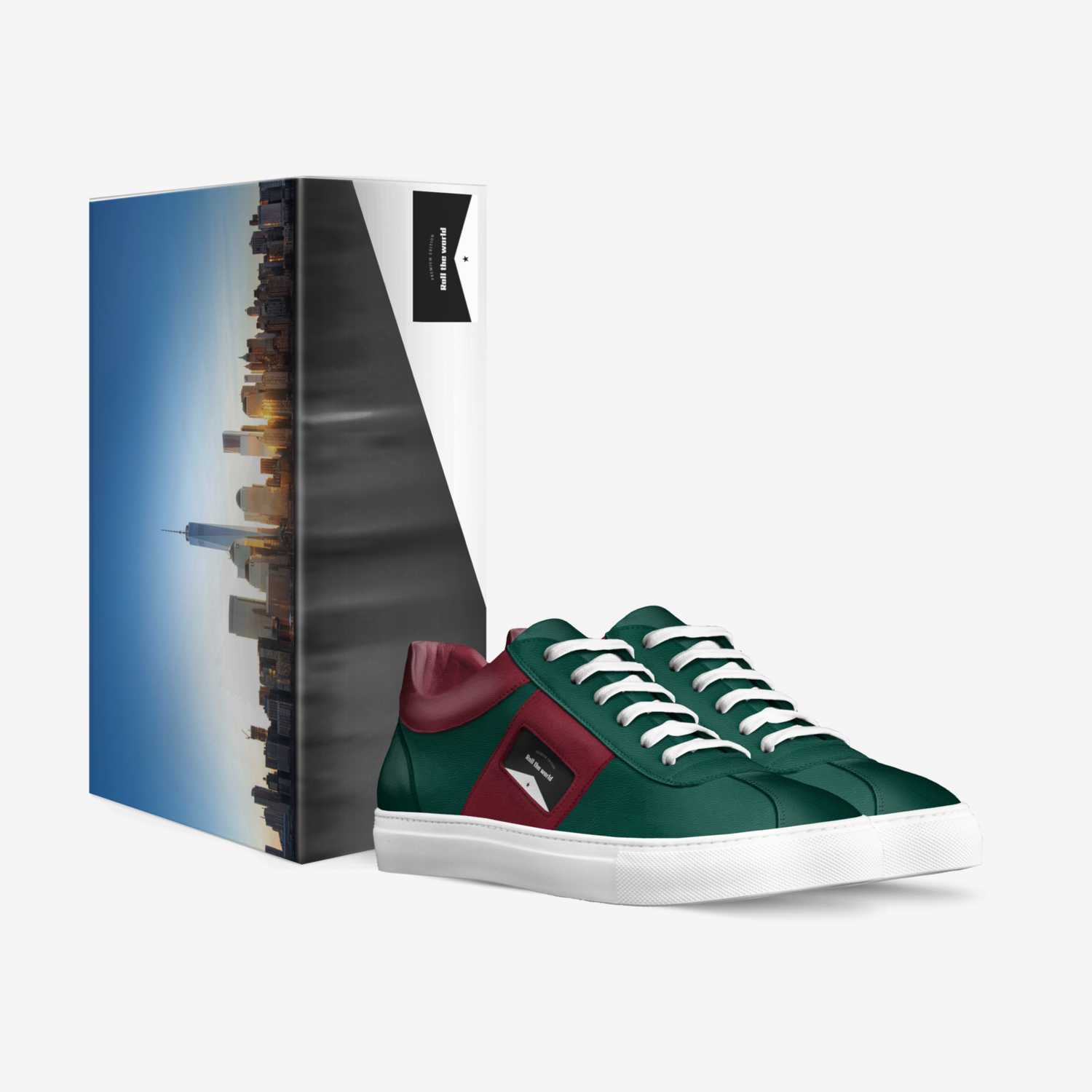 Roll the world  custom made in Italy shoes by Yasmin Yasur | Box view