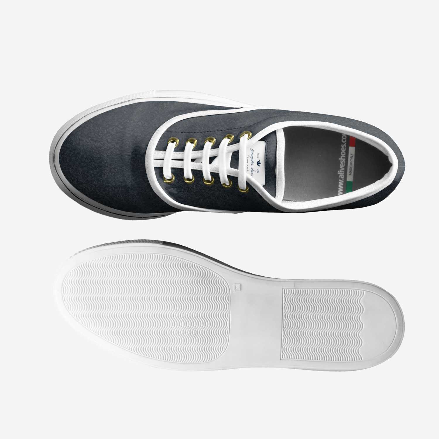 gangster shoes custom made in Italy shoes by Zane Covey | Top view