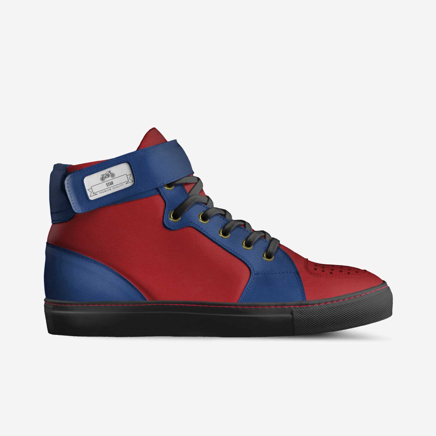 Star custom made in Italy shoes by Marissa Beltran | Side view