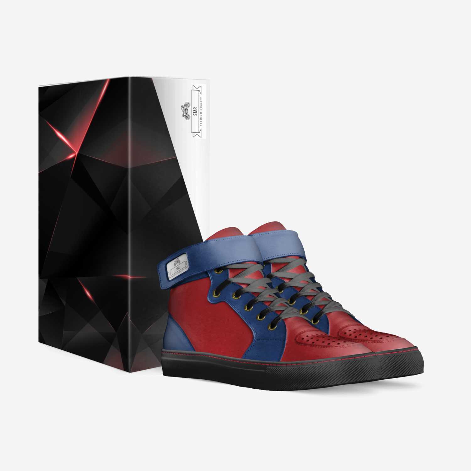 Star custom made in Italy shoes by Marissa Beltran | Box view