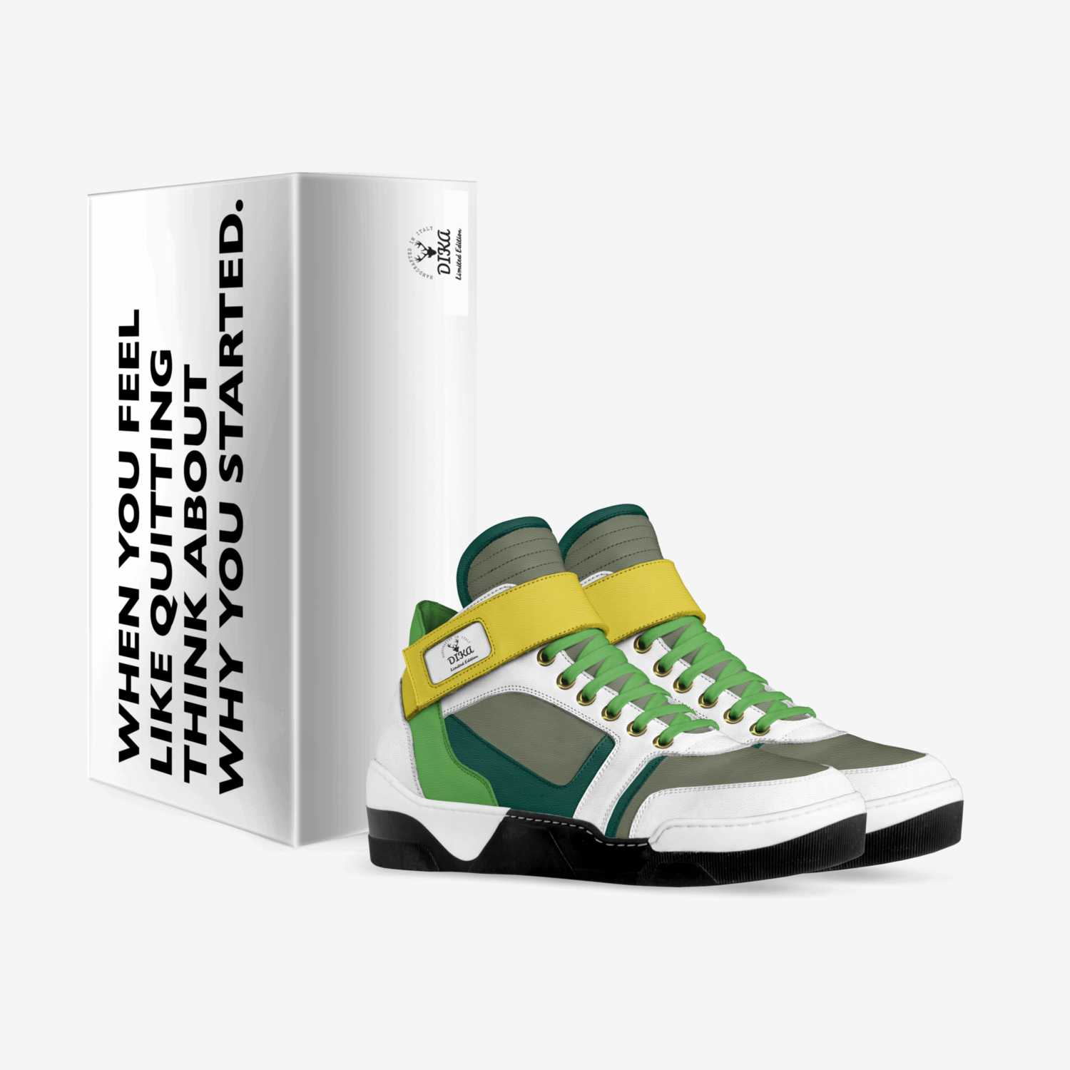 crane custom made in Italy shoes by Kvng_crane Ojukwu | Box view