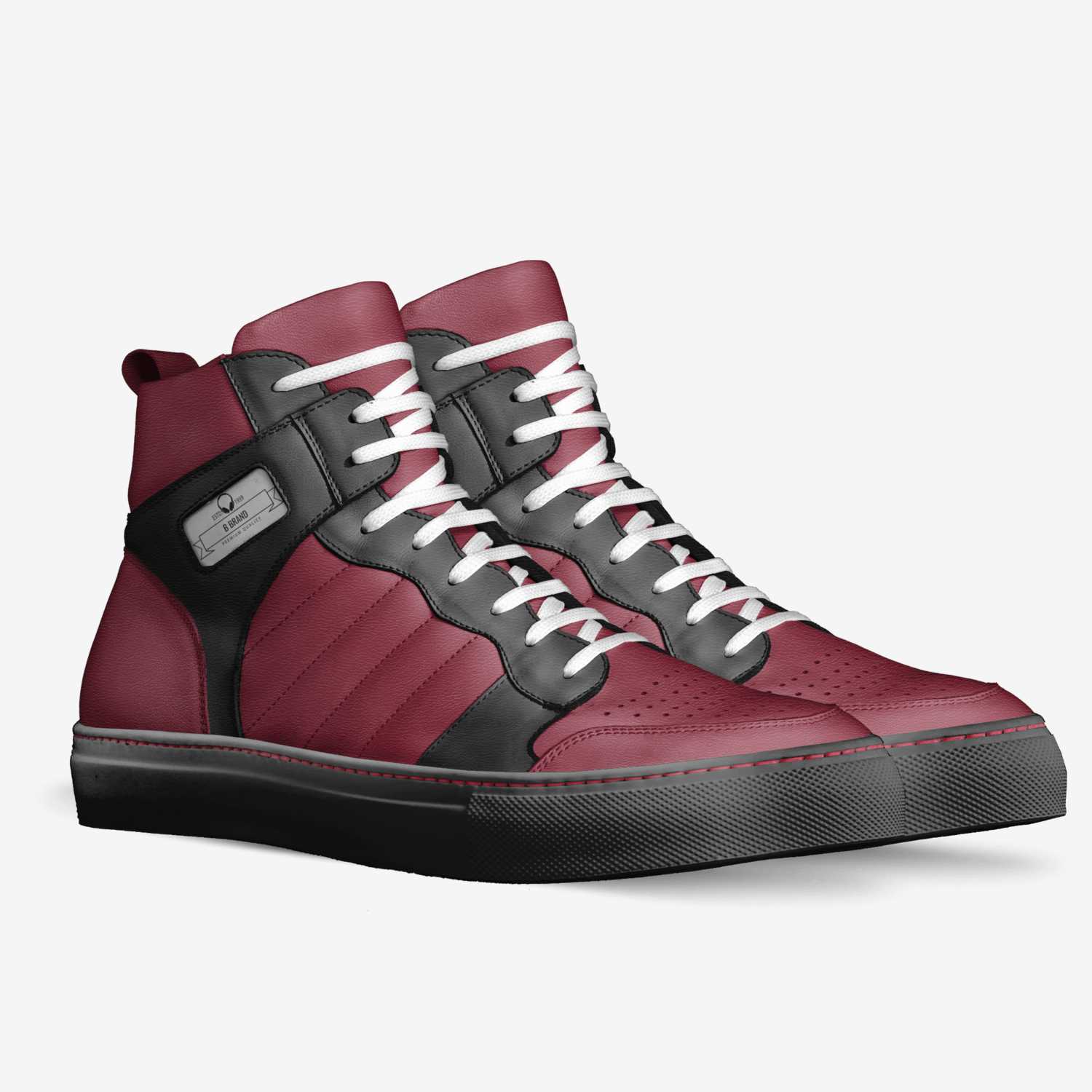 B Brand custom made in Italy shoes by Brandon Cortez Mcdonald | Double view
