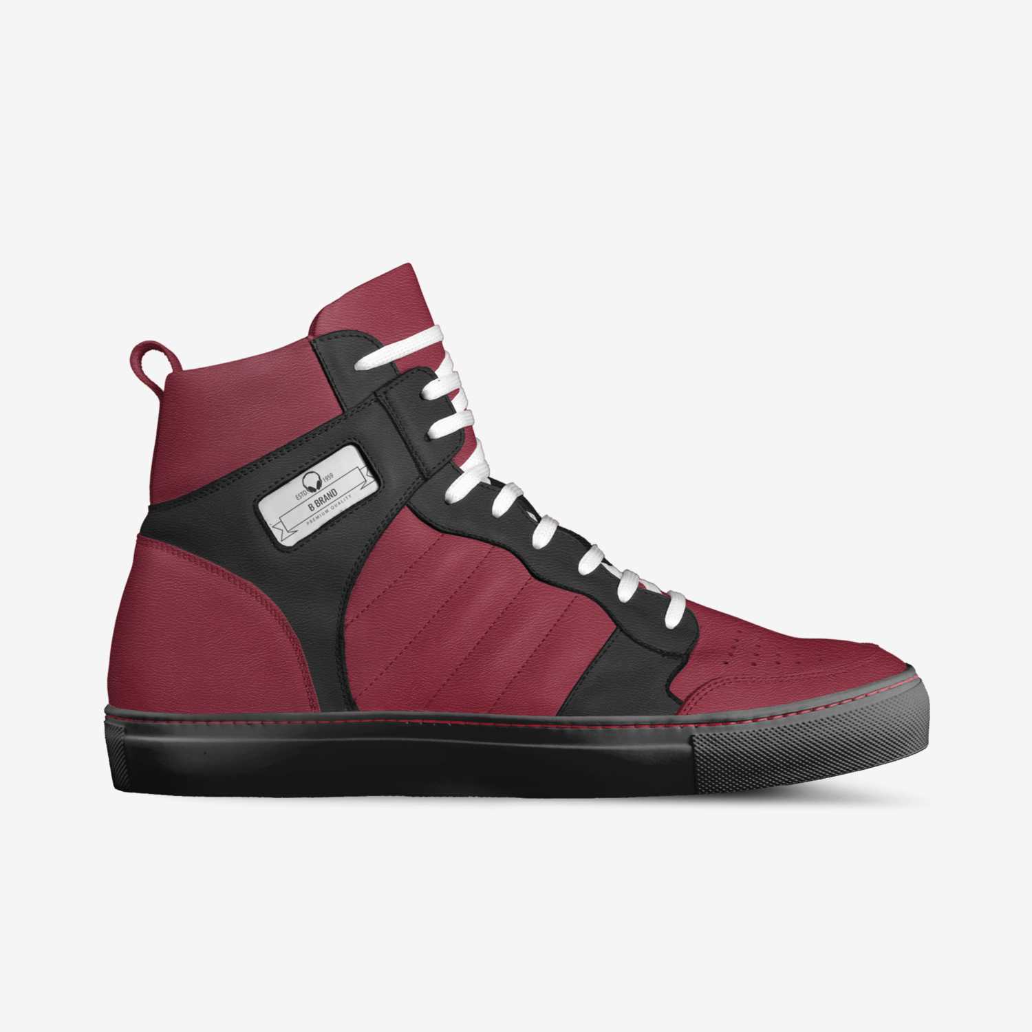 B Brand custom made in Italy shoes by Brandon Cortez Mcdonald | Side view