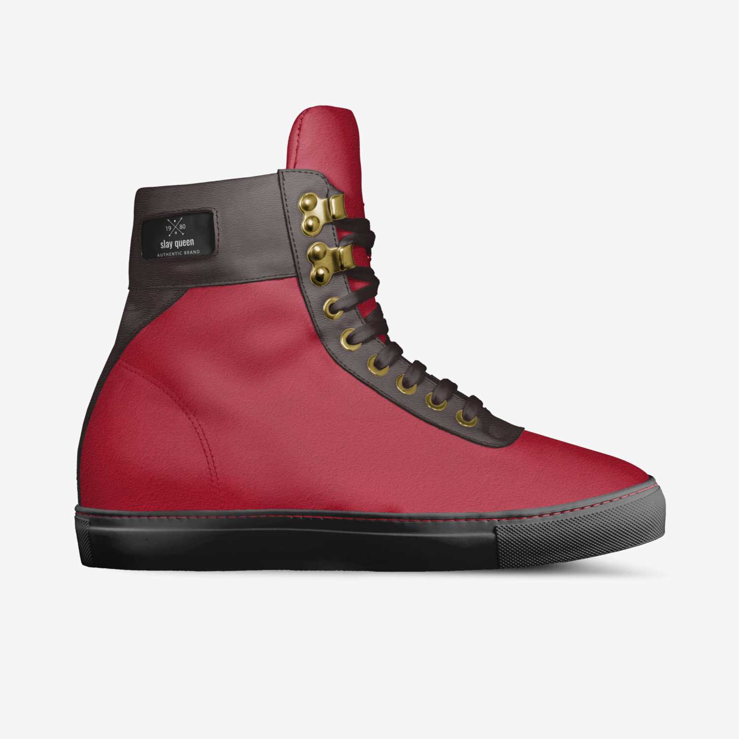 slay queen custom made in Italy shoes by Chelsie Samuels | Side view