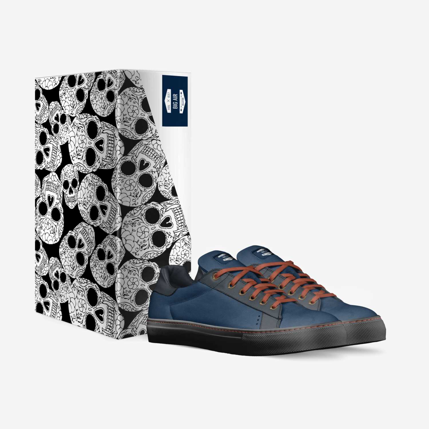 Frosty custom made in Italy shoes by Allie | Box view