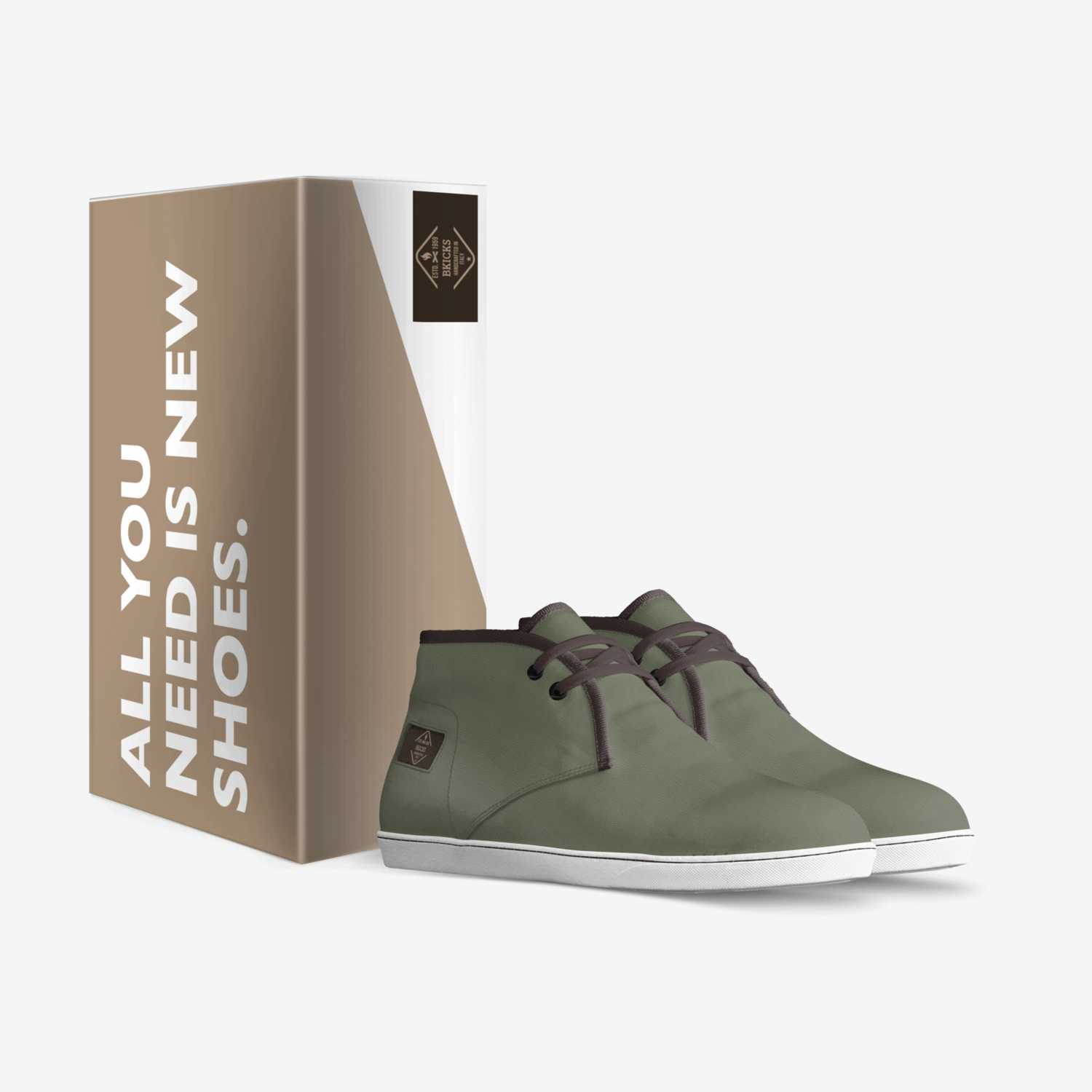 BKICKS custom made in Italy shoes by Bailey Owens | Box view