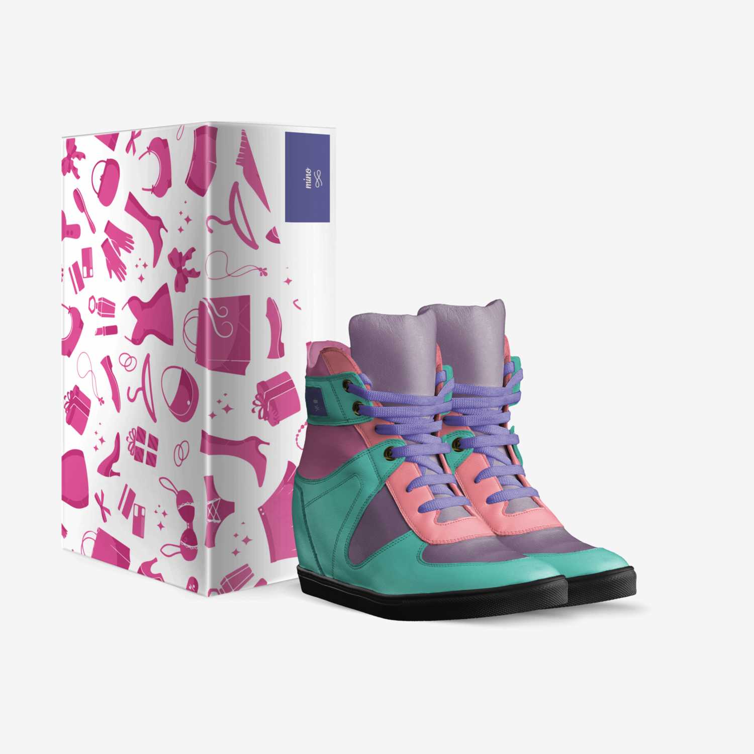 mino custom made in Italy shoes by Sarah Holland | Box view