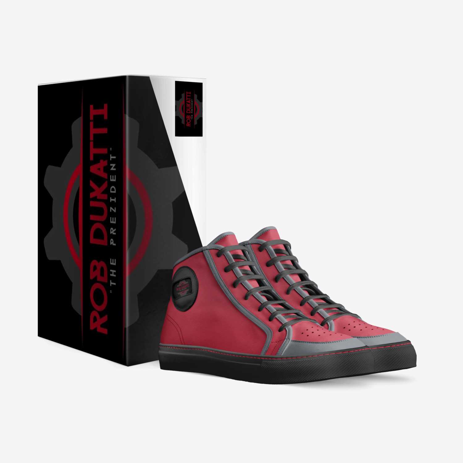 Dukatti Prezident custom made in Italy shoes by Rob Oyer | Box view