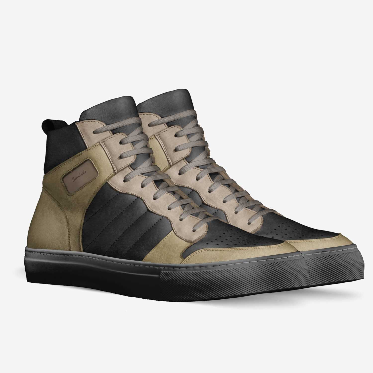 Boondocks custom made in Italy shoes by Sebastian Male Guerrero | Double view