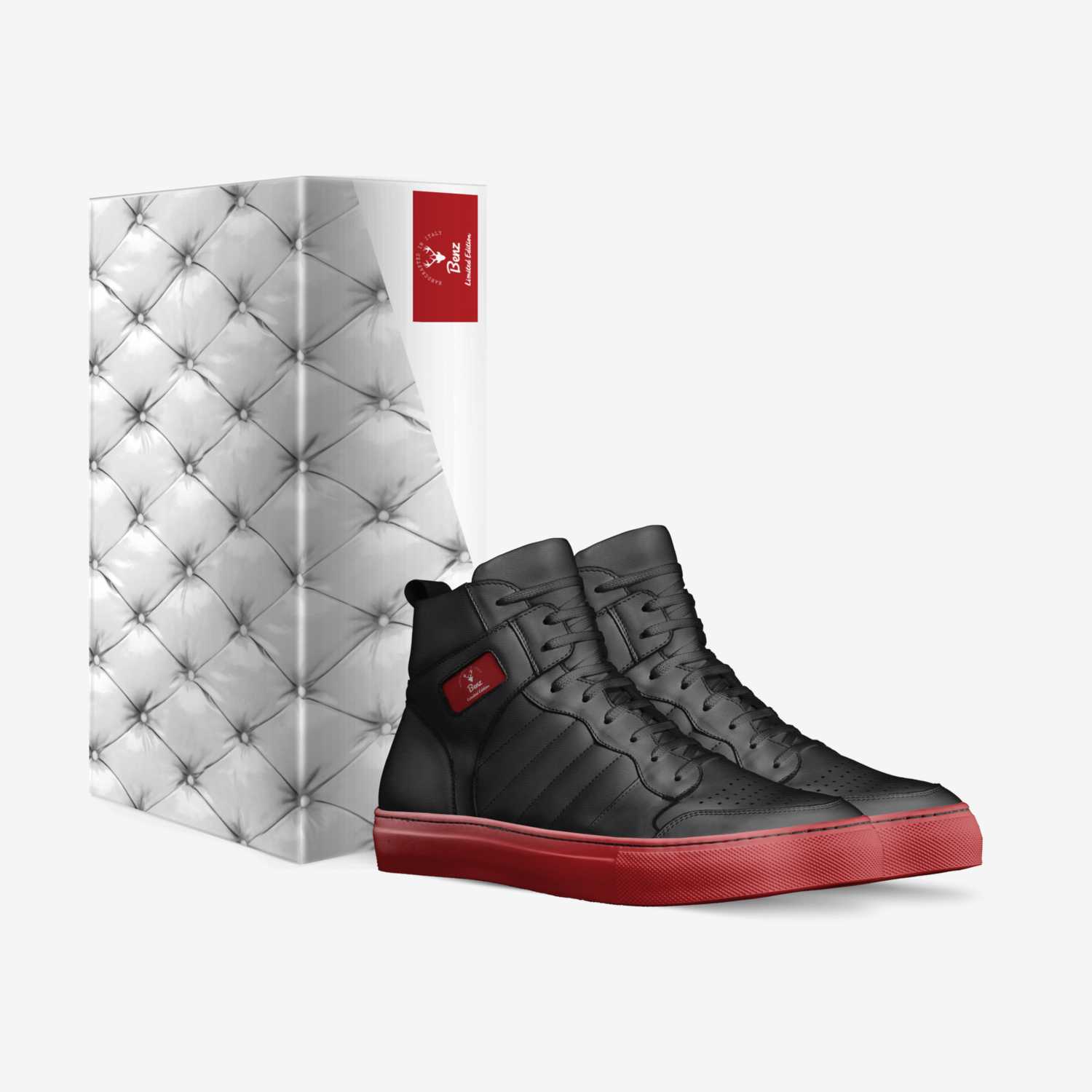 Benz custom made in Italy shoes by Adrian Sanchez | Box view