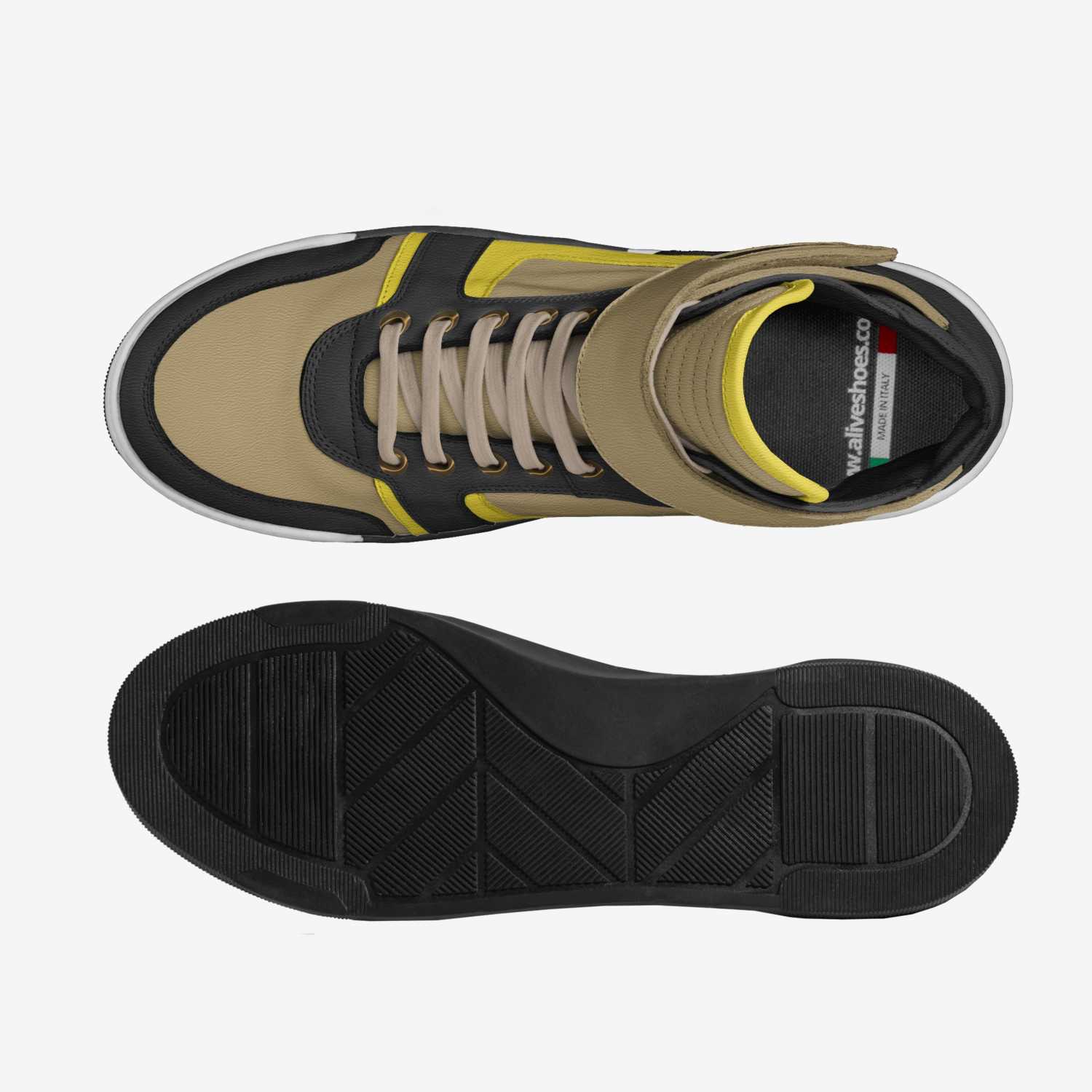 Balmains custom made in Italy shoes by Sebastian | Top view