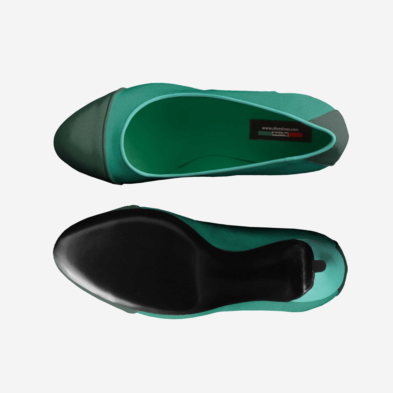 Erin custom made in Italy shoes by Erin Thomas | Top view