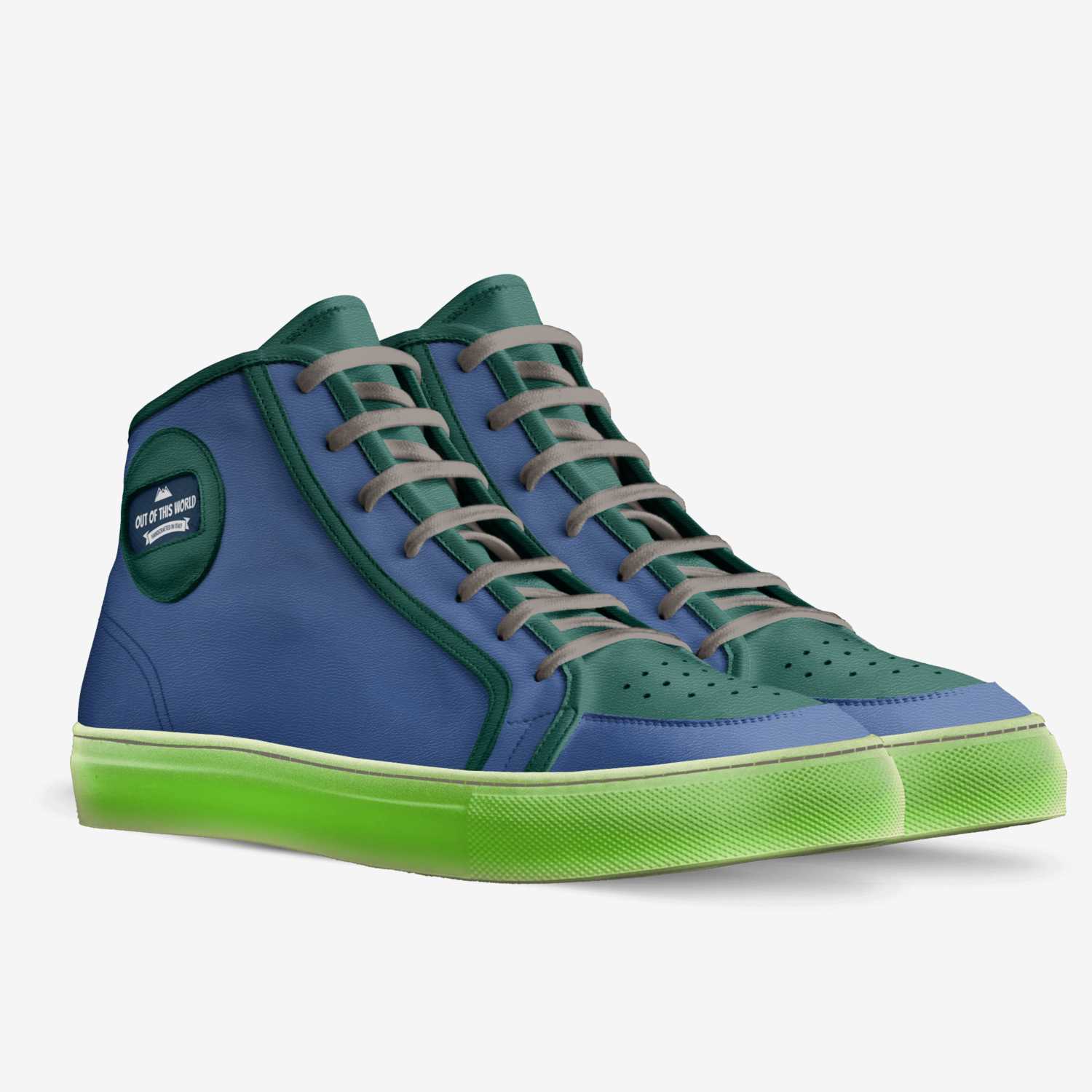 Out Of This World custom made in Italy shoes by Jacob Mayron King | Double view