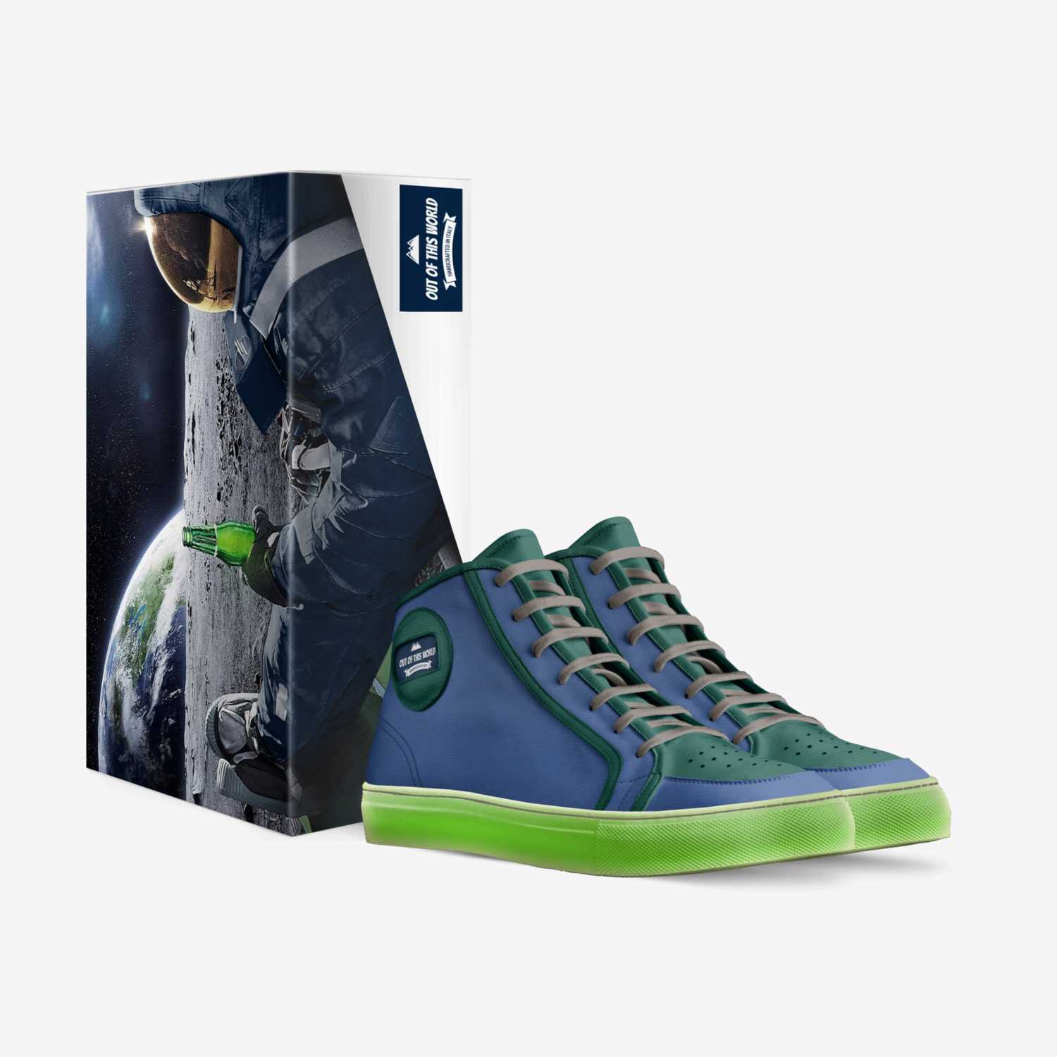 Out Of This World custom made in Italy shoes by Jacob Mayron King | Box view