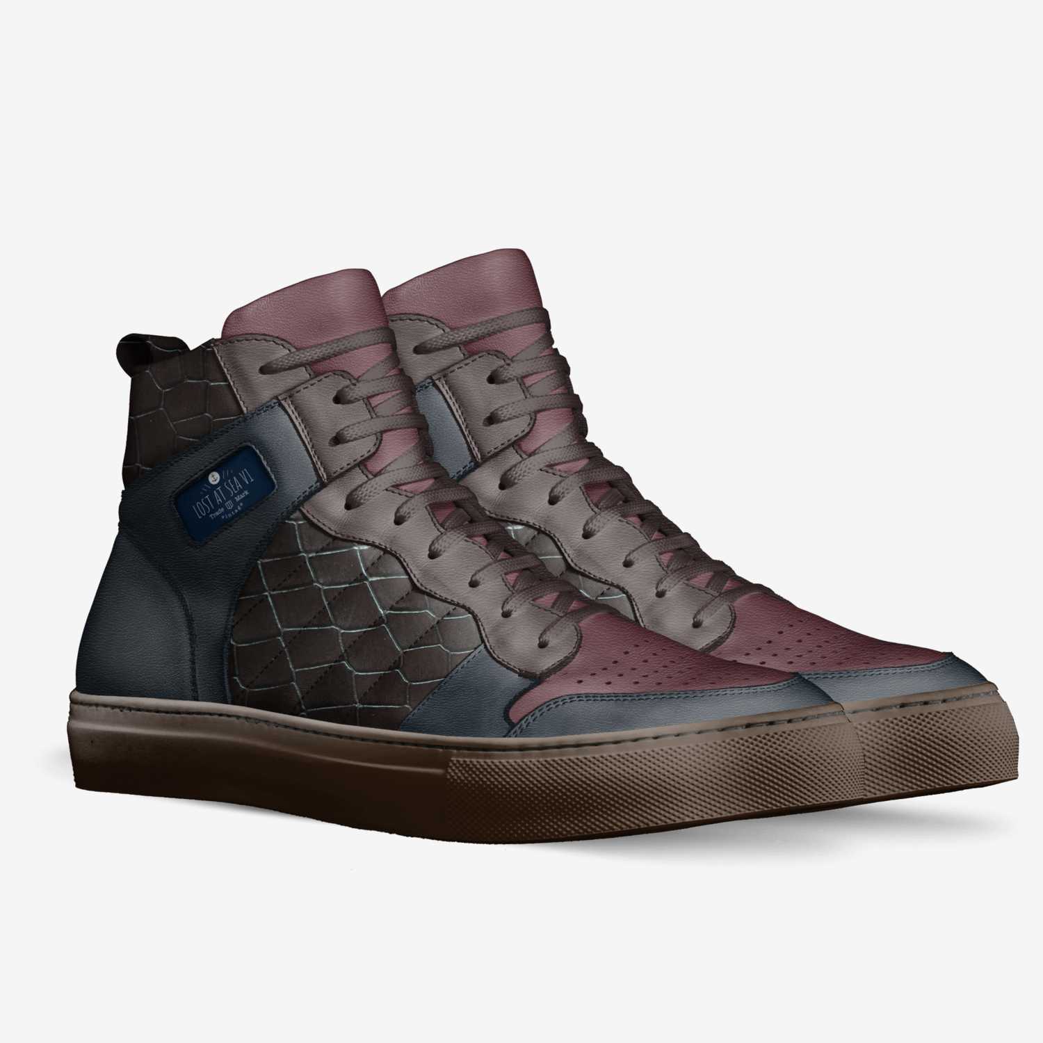 Lost at Sea v1 custom made in Italy shoes by Jacob Mayron King | Double view